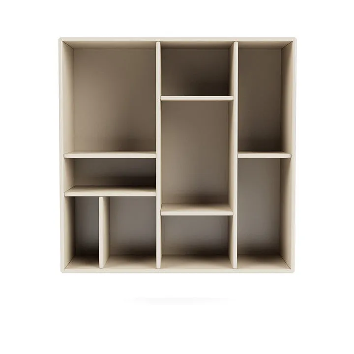 Montana Compile Decorative Shelf With Suspension Rail, Oat