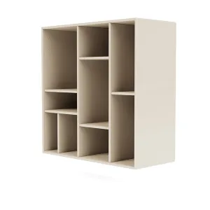 Montana Compile Decorative Shelf With Suspension Rail, Oat