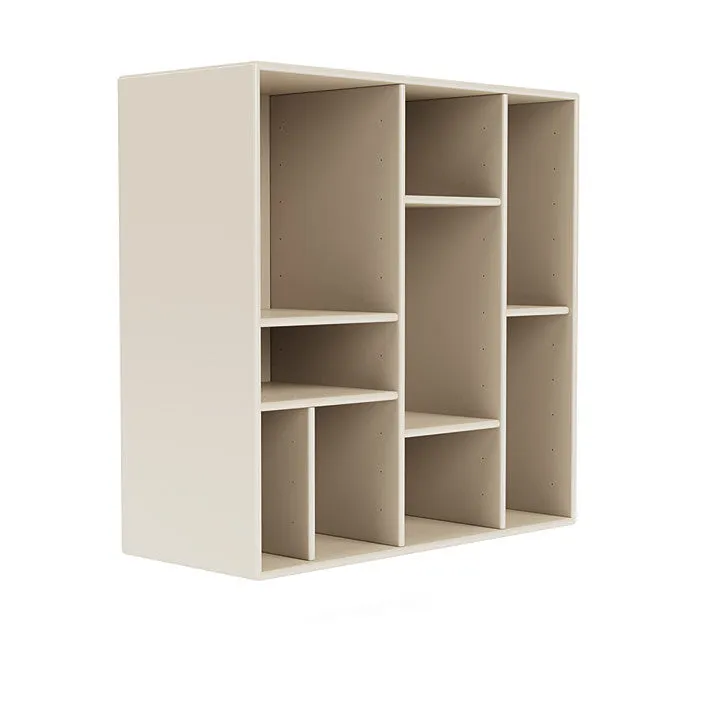 Montana Compile Decorative Shelf With Suspension Rail, Oat