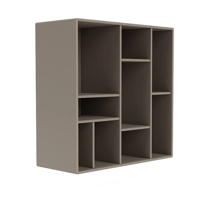Montana Compile Decorative Shelf With Suspension Rail, Truffle Grey