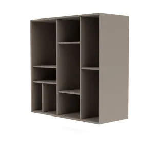 Montana Compile Decorative Shelf With Suspension Rail, Truffle Grey