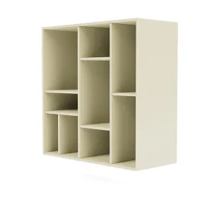 Montana Compile Decorative Shelf With Suspension Rail, Vanilla White