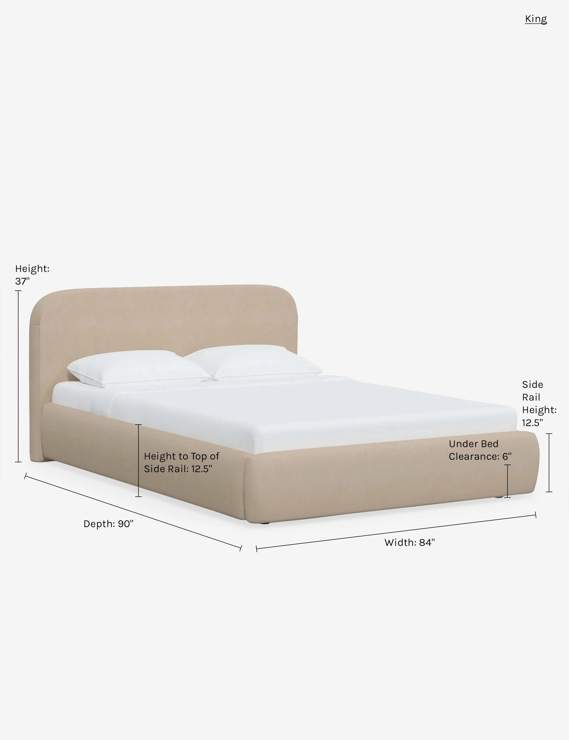 Nabiha Platform Bed Lulu and Georgia