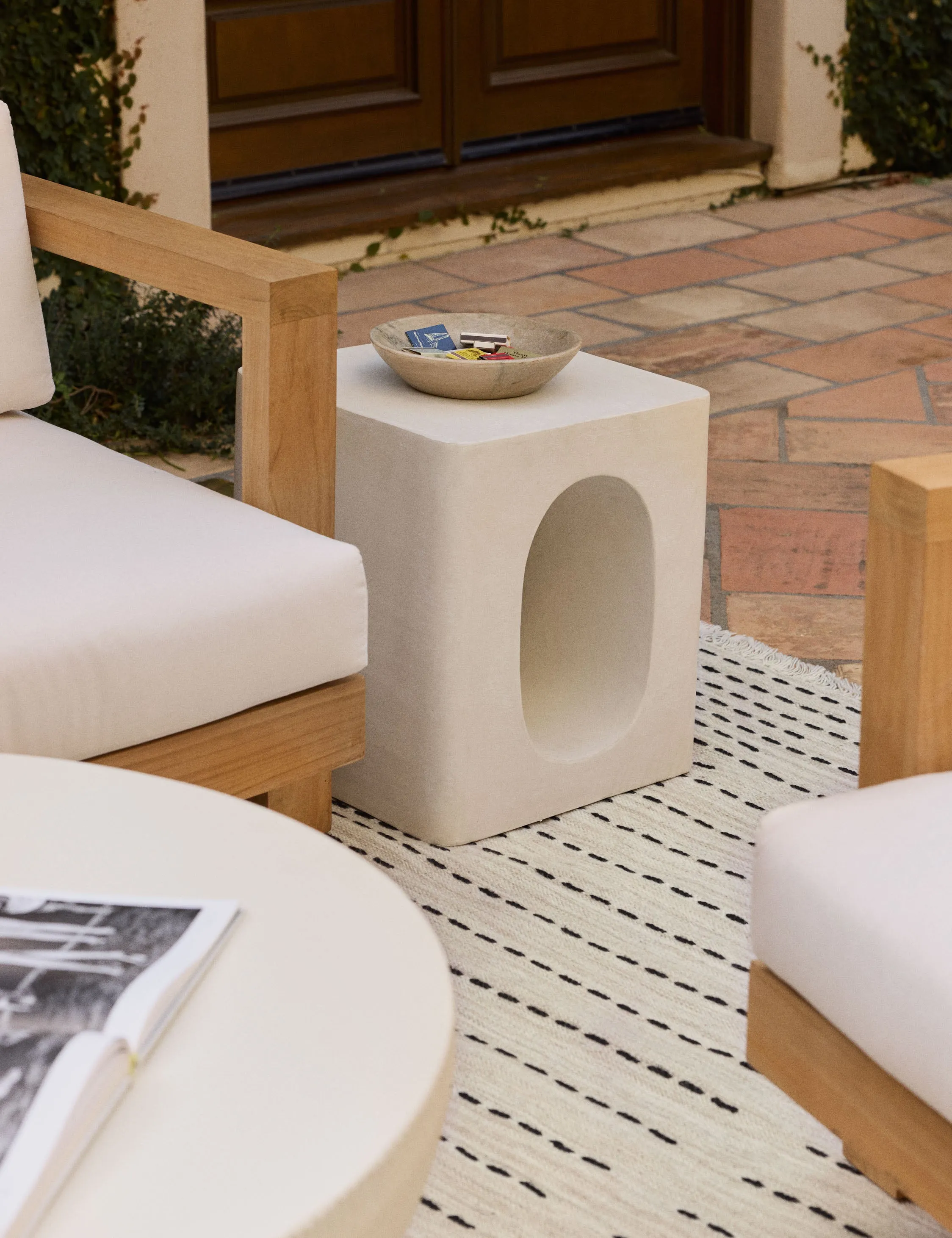Nasir Indoor / Outdoor Side Table Lulu and Georgia