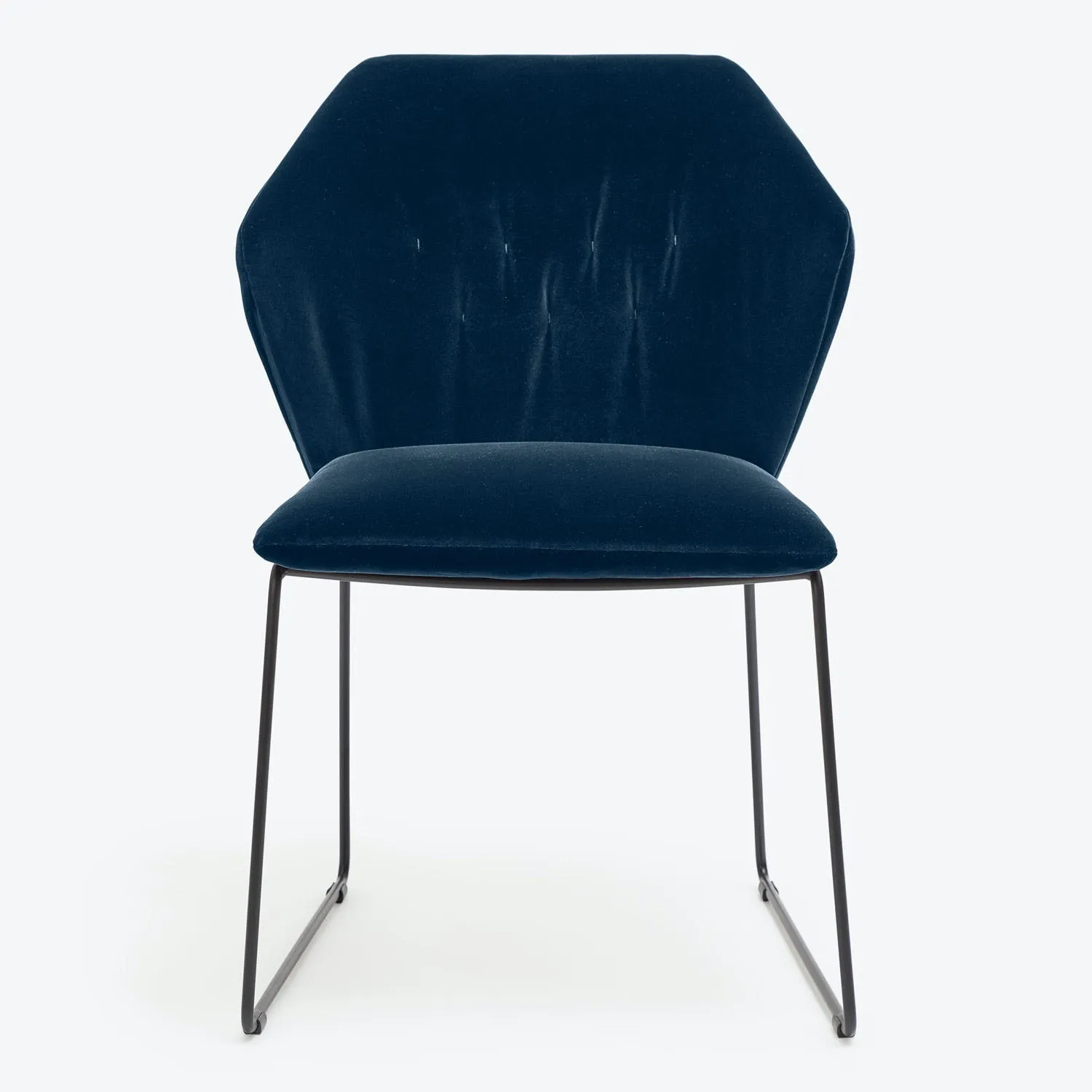 New York Sedia Dining Chair, Luxe Velvet