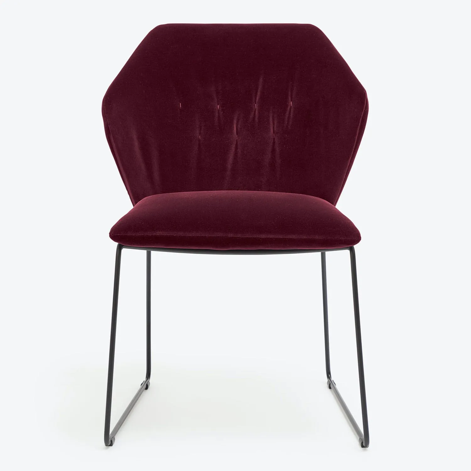 New York Sedia Dining Chair, Luxe Velvet