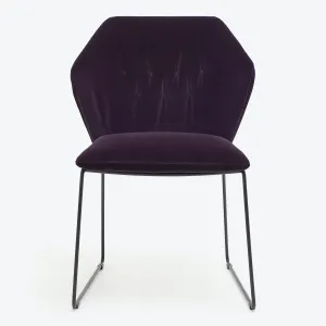 New York Sedia Dining Chair, Luxe Velvet