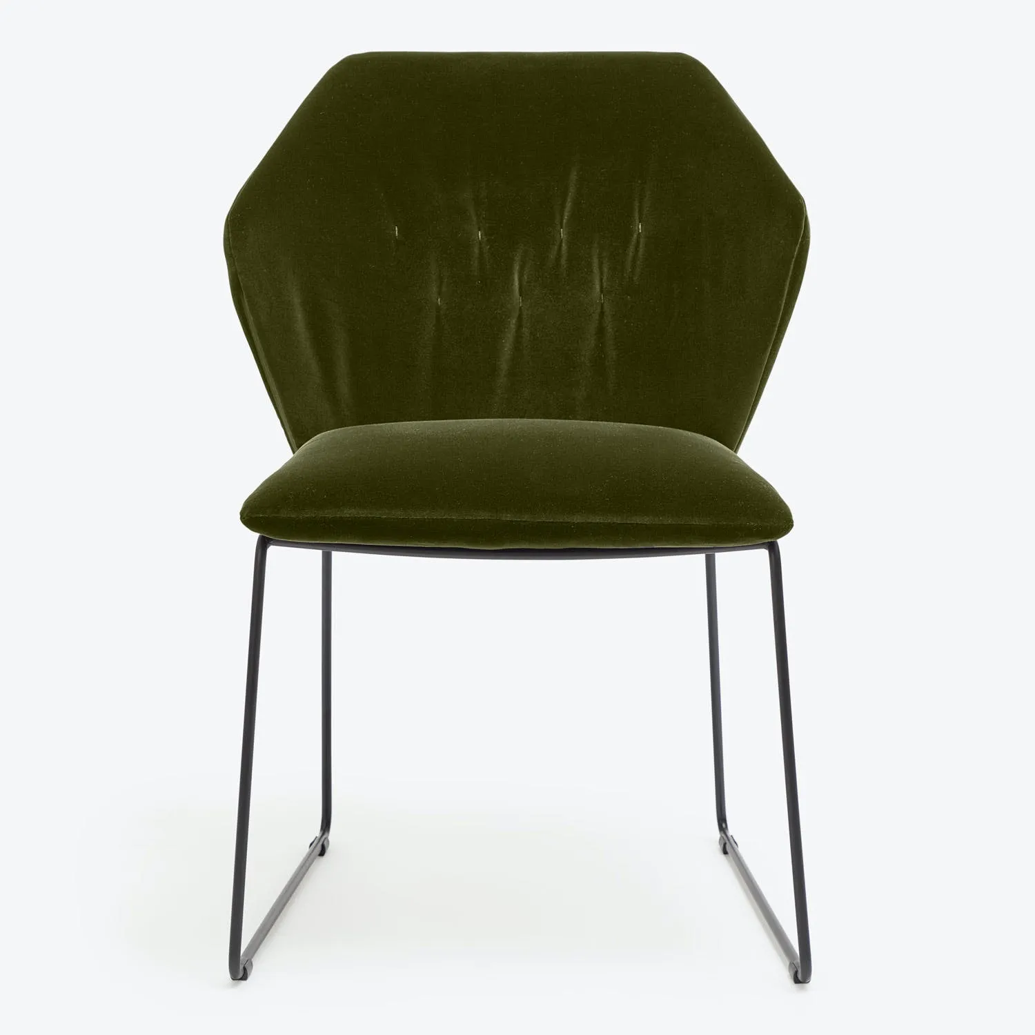 New York Sedia Dining Chair, Luxe Velvet