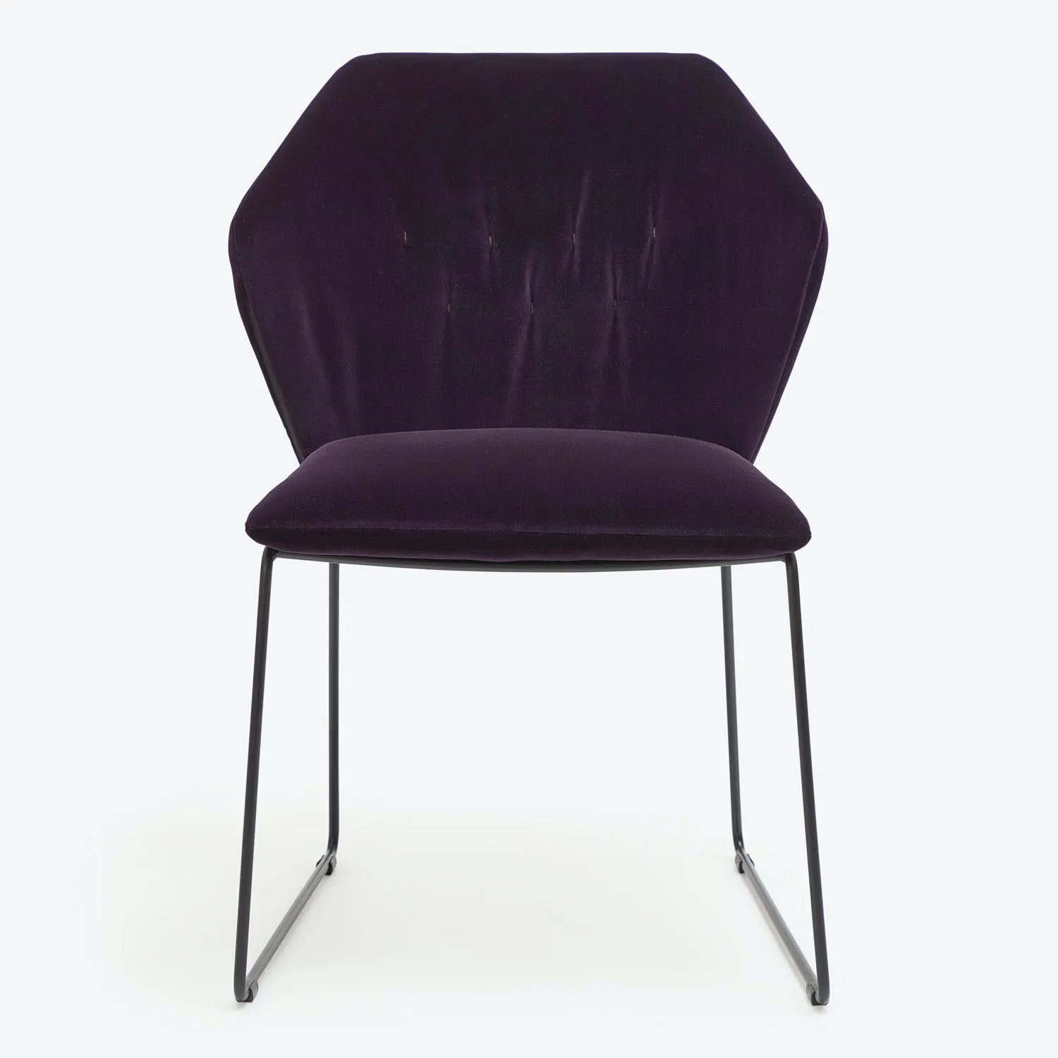 New York Sedia Dining Chair, Luxe Velvet