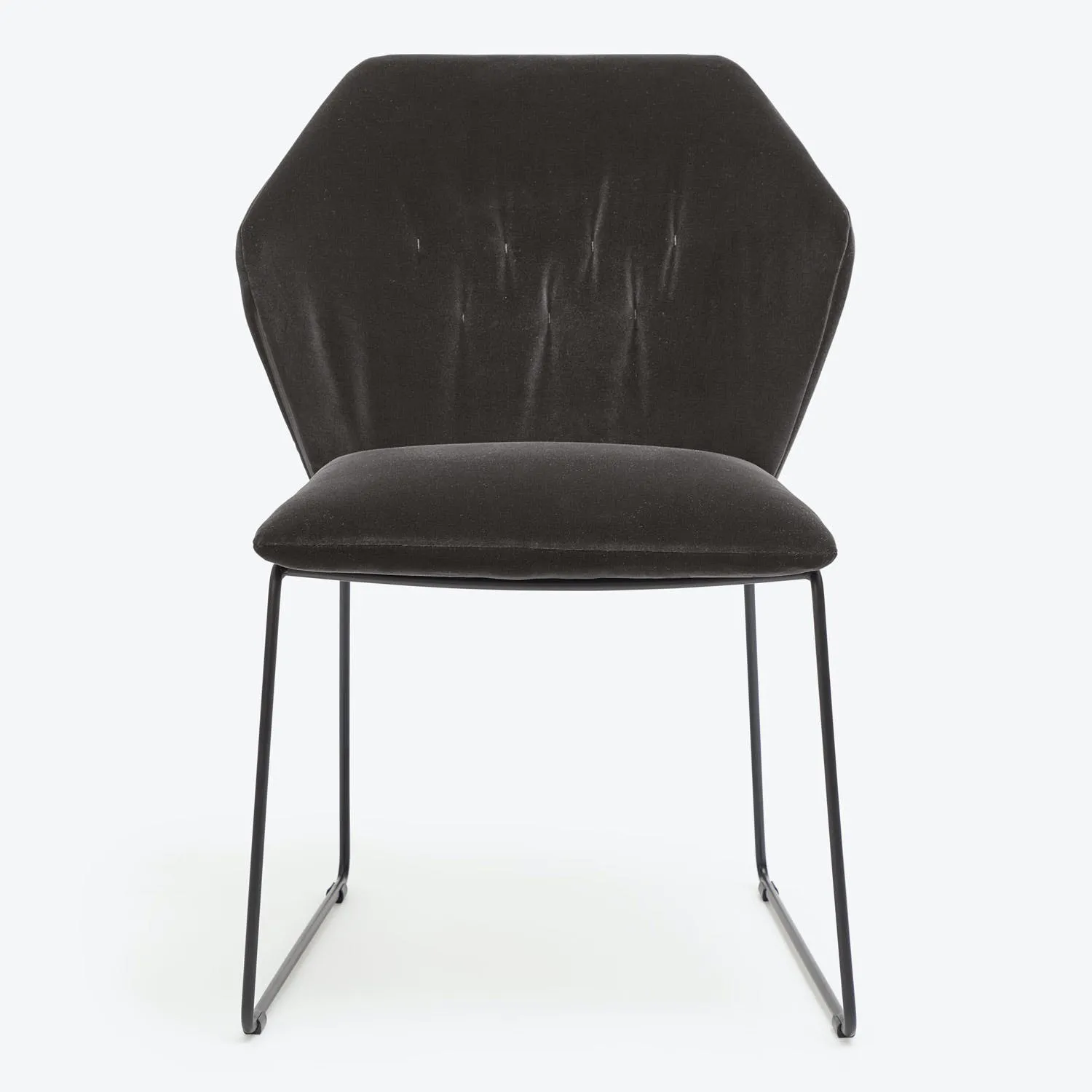 New York Sedia Dining Chair, Luxe Velvet