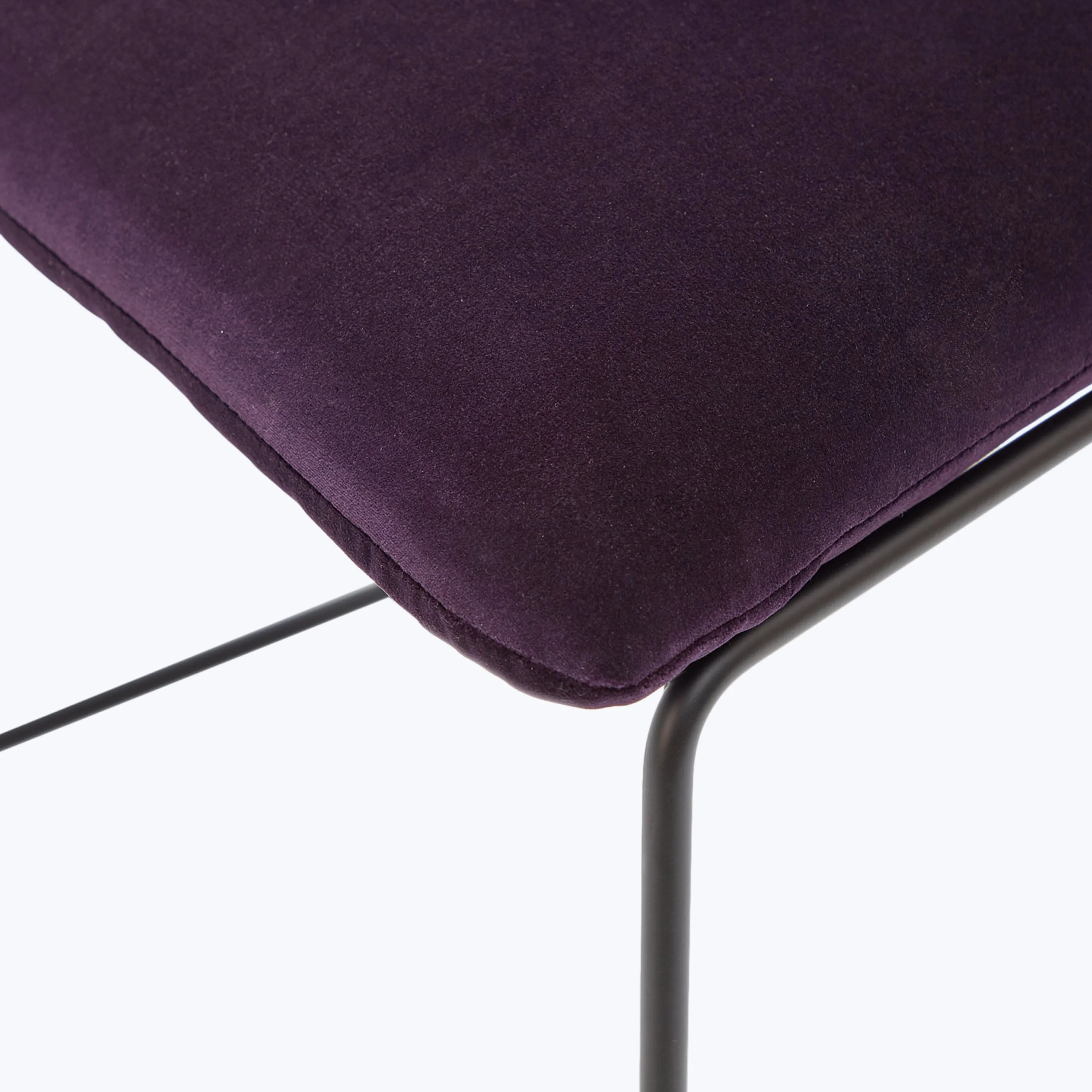 New York Sedia Dining Chair, Luxe Velvet