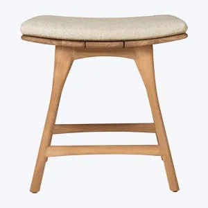 Osso Outdoor Upholstered Stool