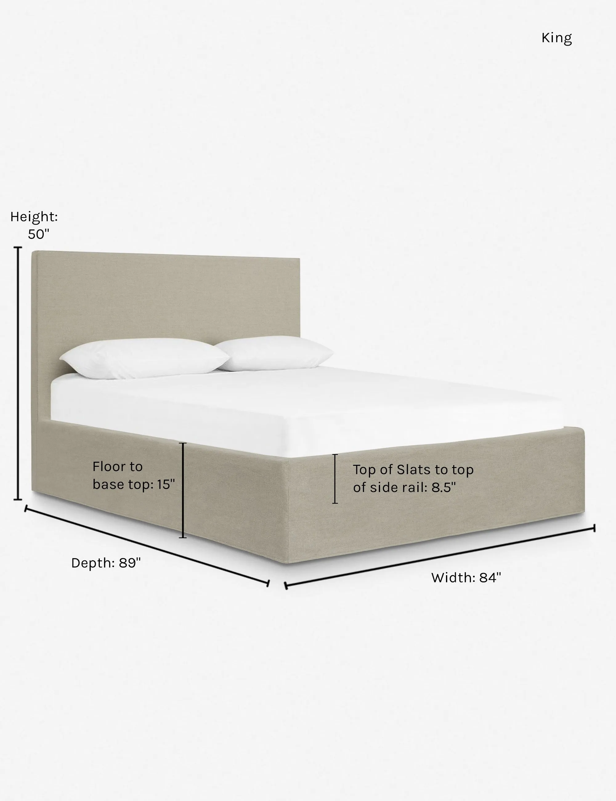 Paxton Slipcover Bed Lulu and Georgia