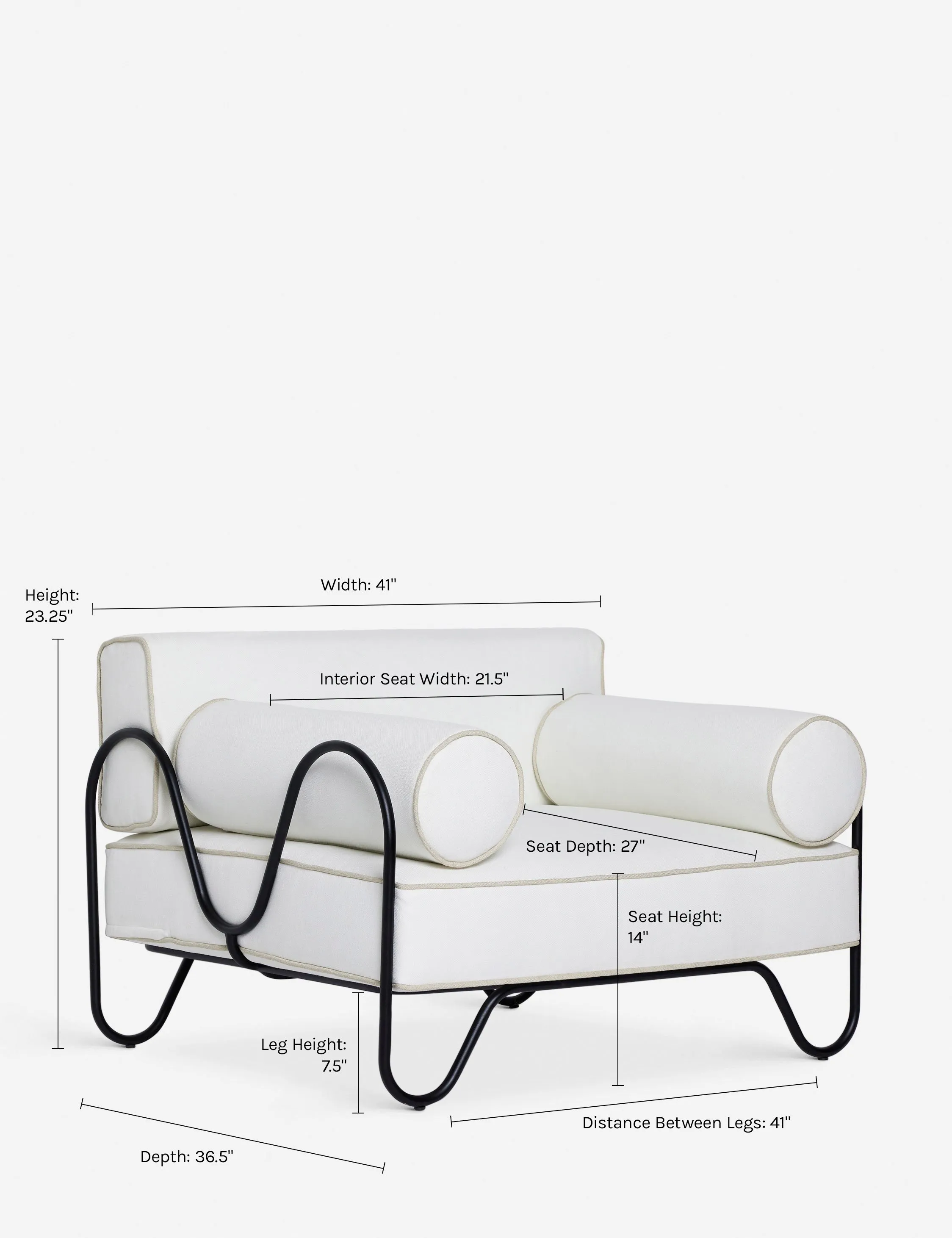 Peggy Outdoor Accent Chair by Sarah Sherman Samuel Lulu and Georgia