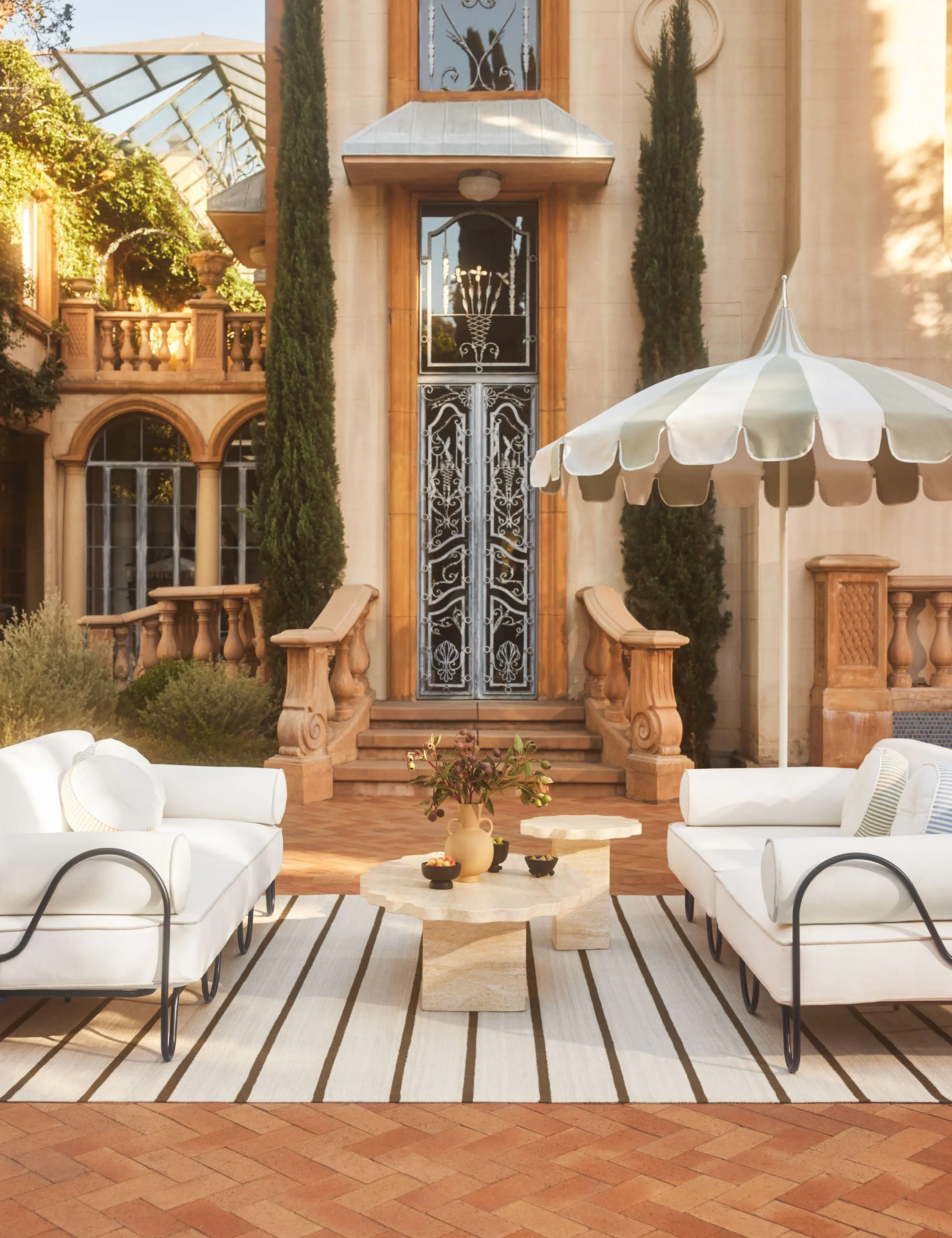 Peggy Outdoor Sofa by Sarah Sherman Samuel Lulu and Georgia