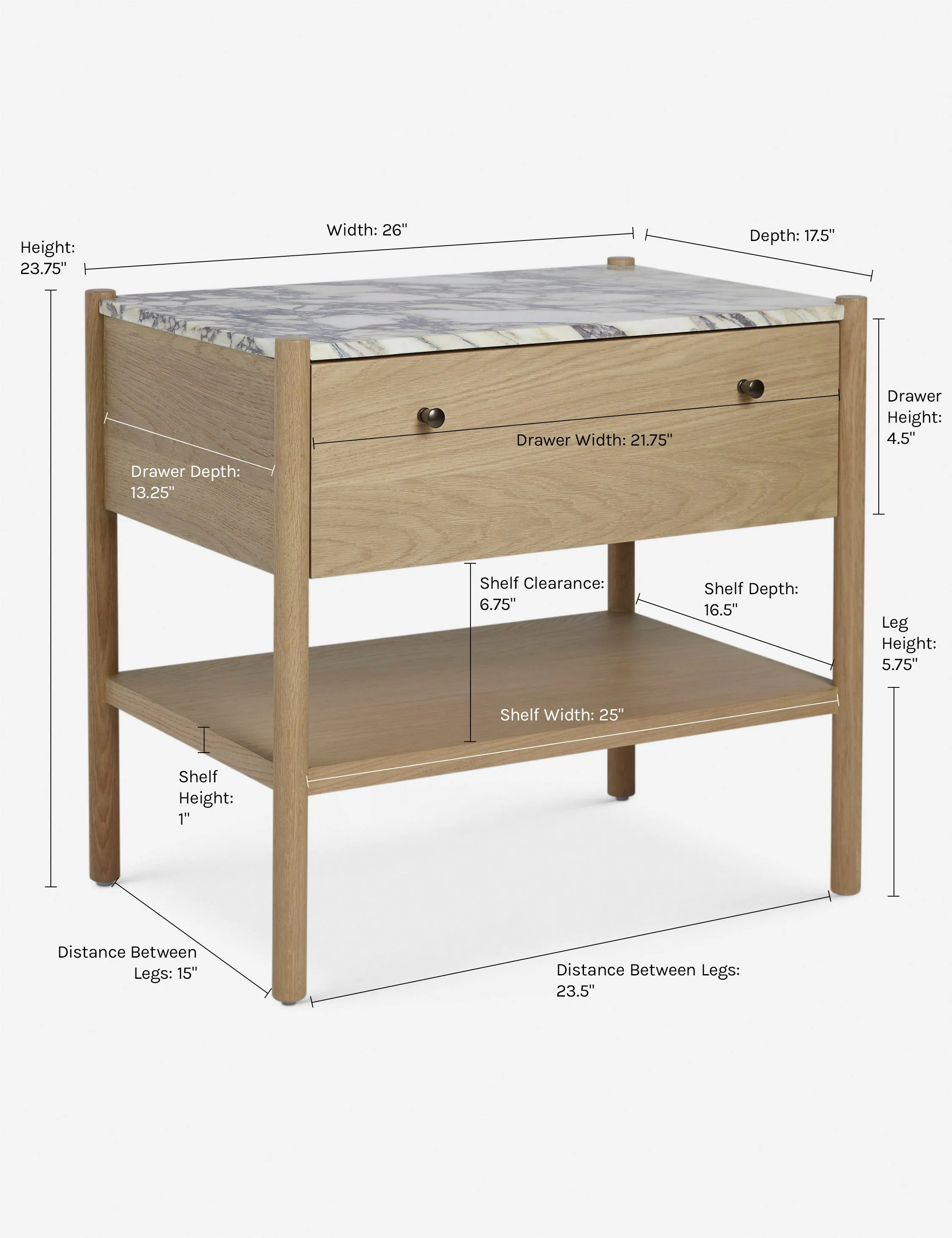 Philana Nightstand Lulu and Georgia
