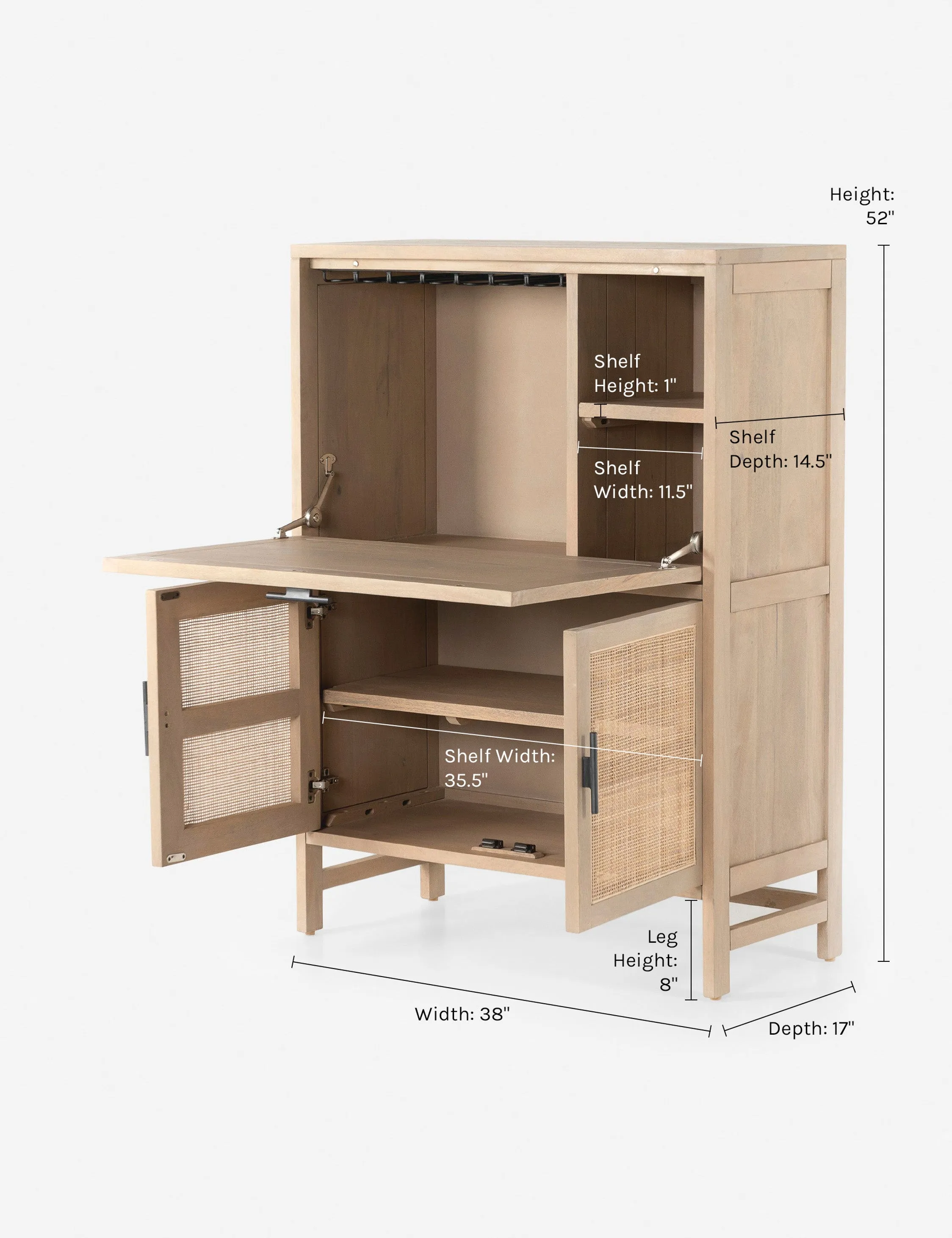 Philene Bar Cabinet Lulu and Georgia