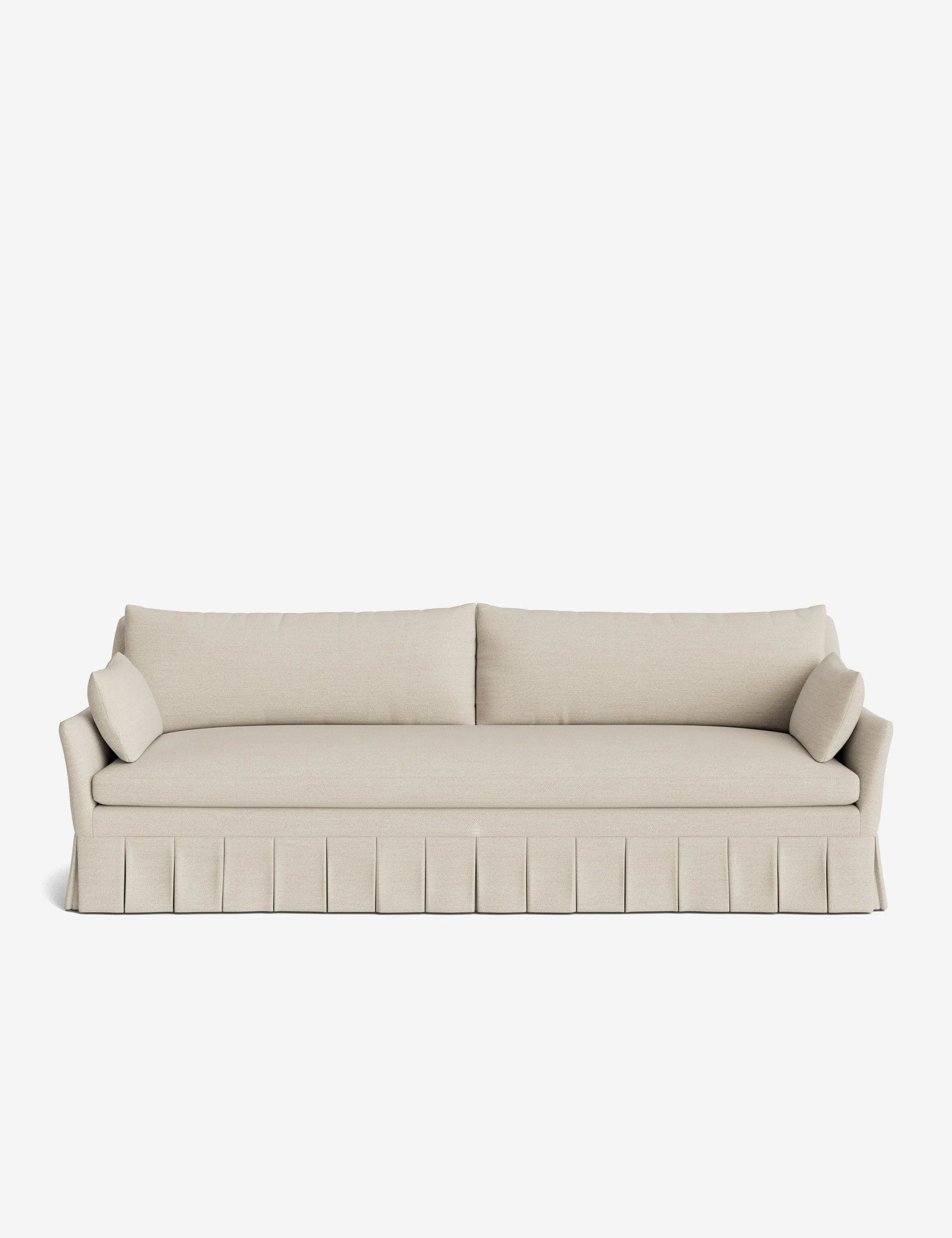 Portola Pleated Sofa Lulu and Georgia