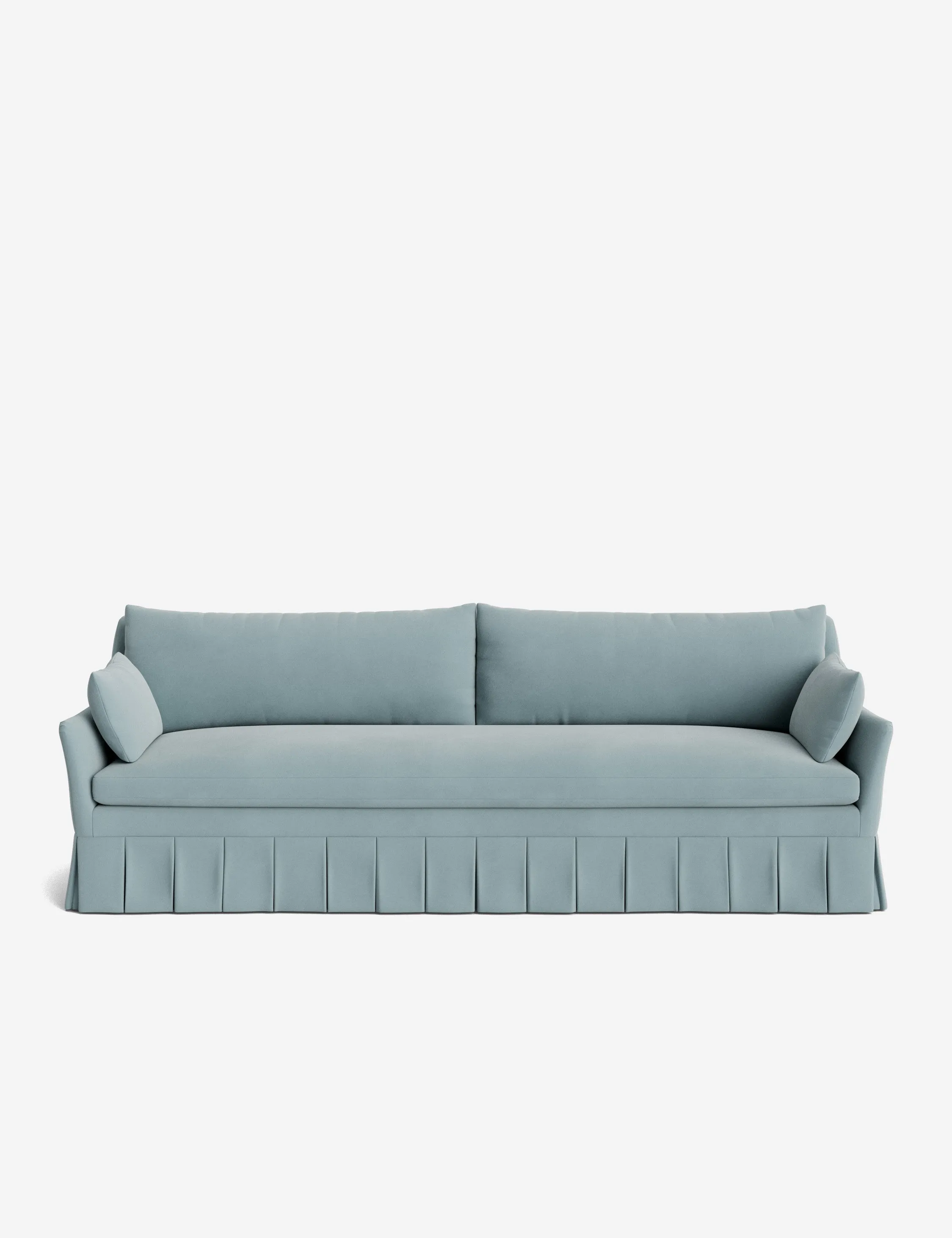 Portola Pleated Sofa Lulu and Georgia