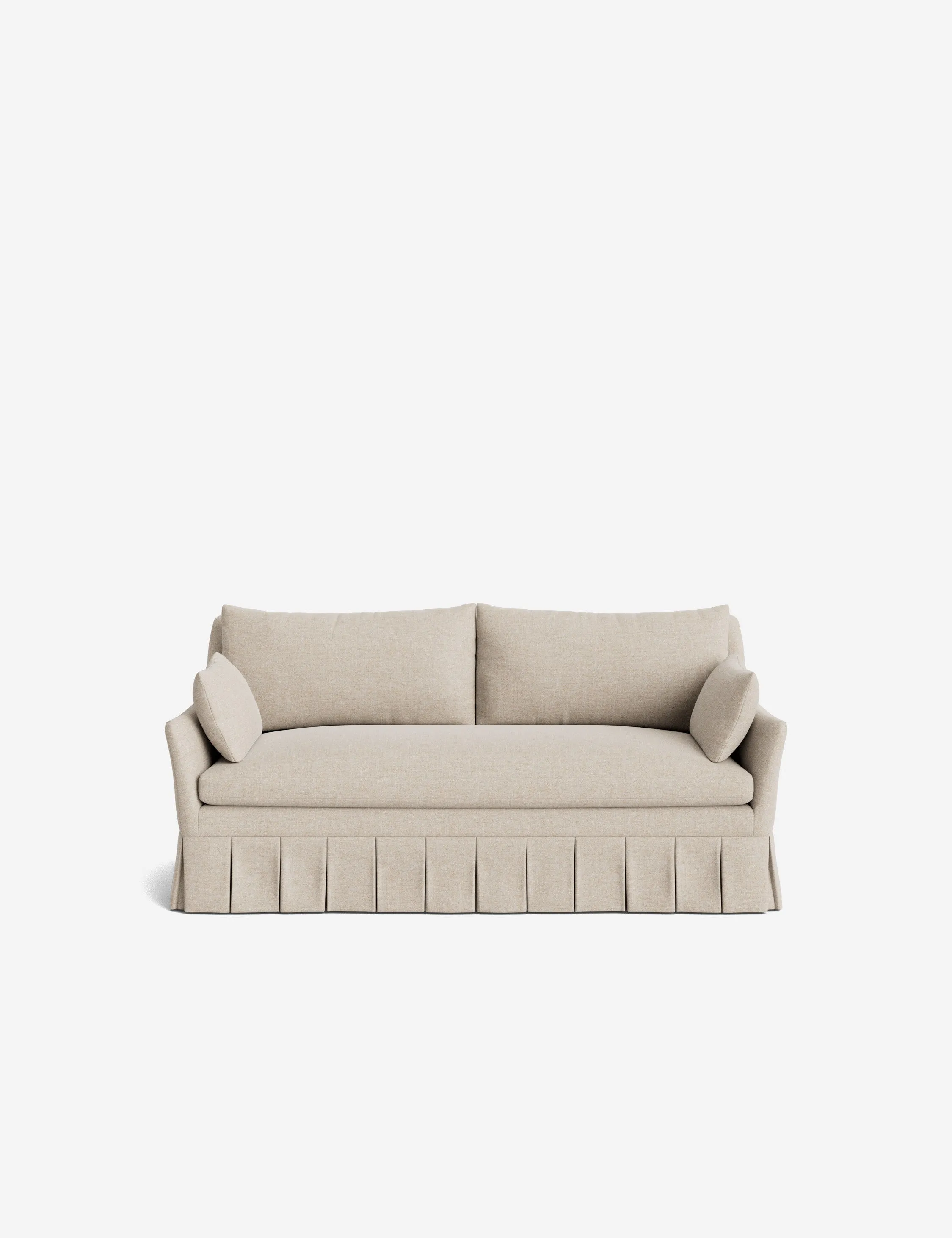 Portola Pleated Sofa Lulu and Georgia