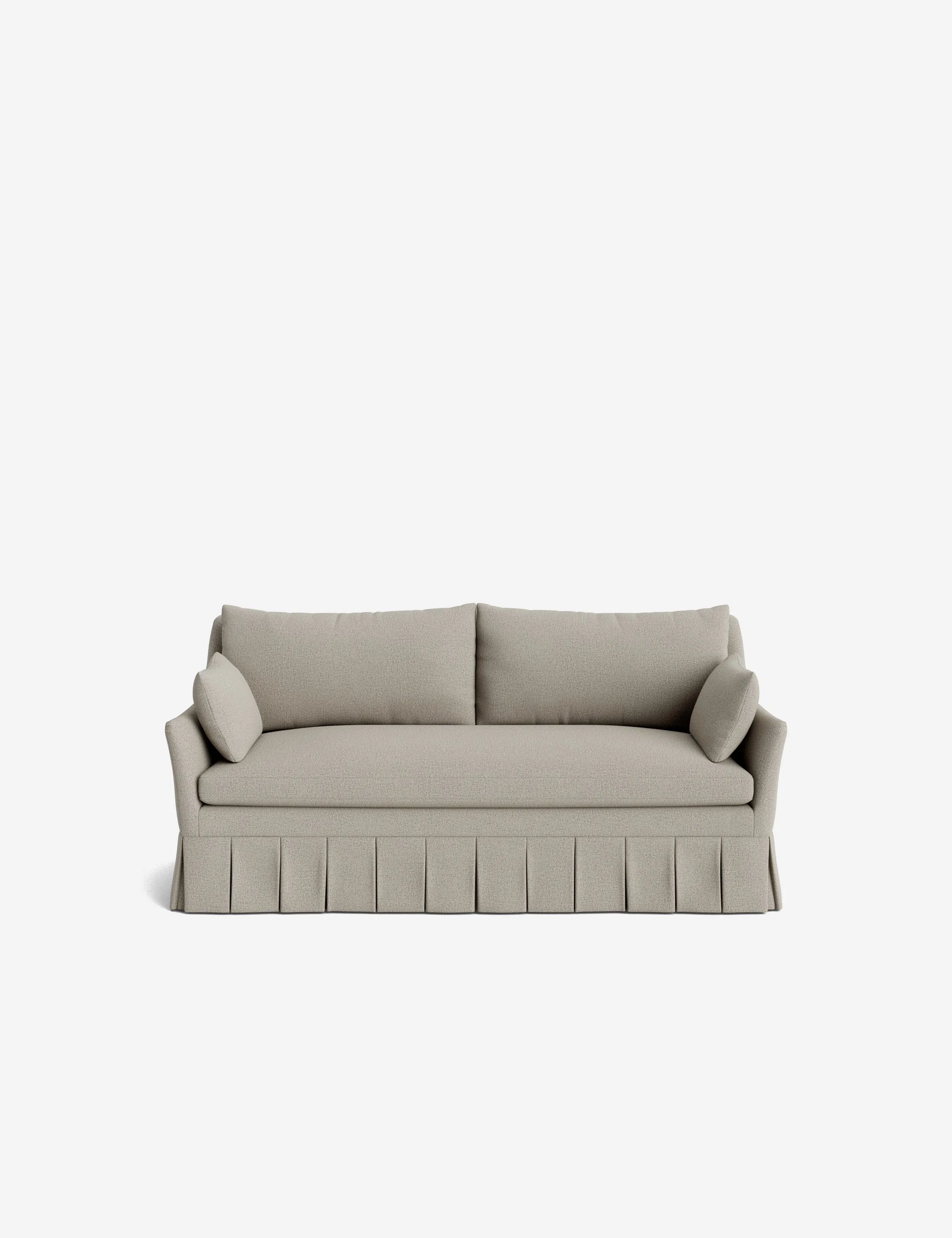 Portola Pleated Sofa Lulu and Georgia