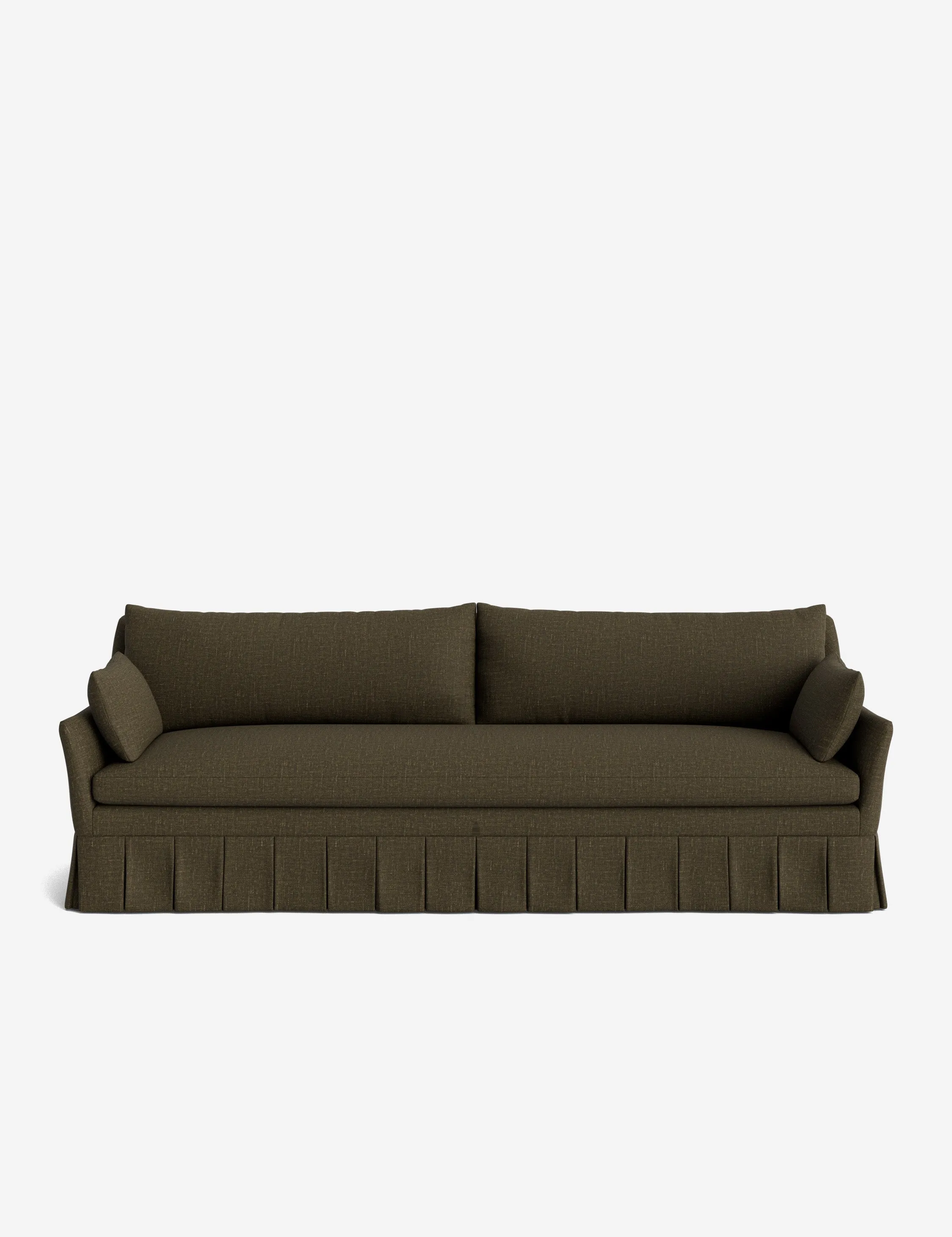 Portola Pleated Sofa Lulu and Georgia