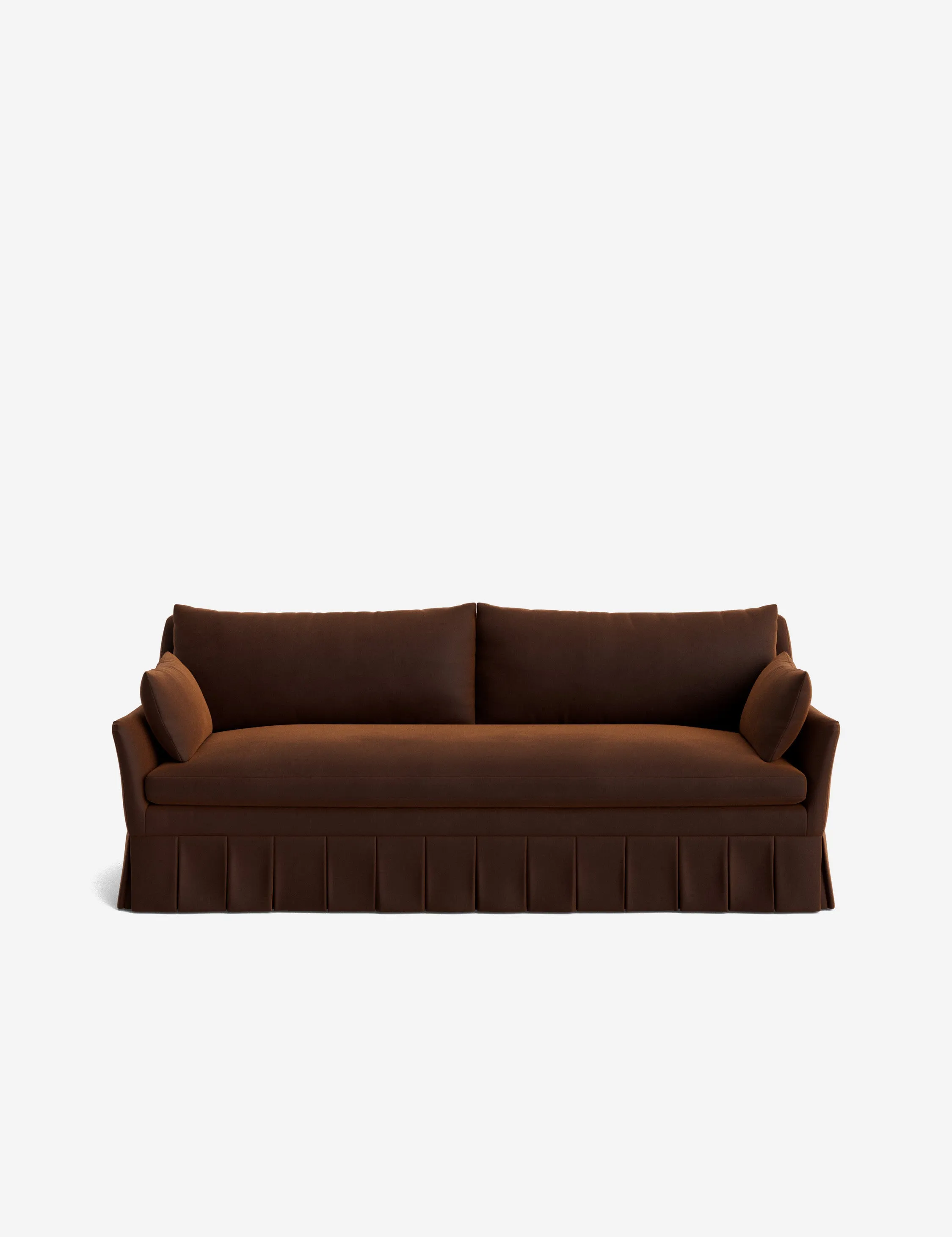 Portola Pleated Sofa Lulu and Georgia