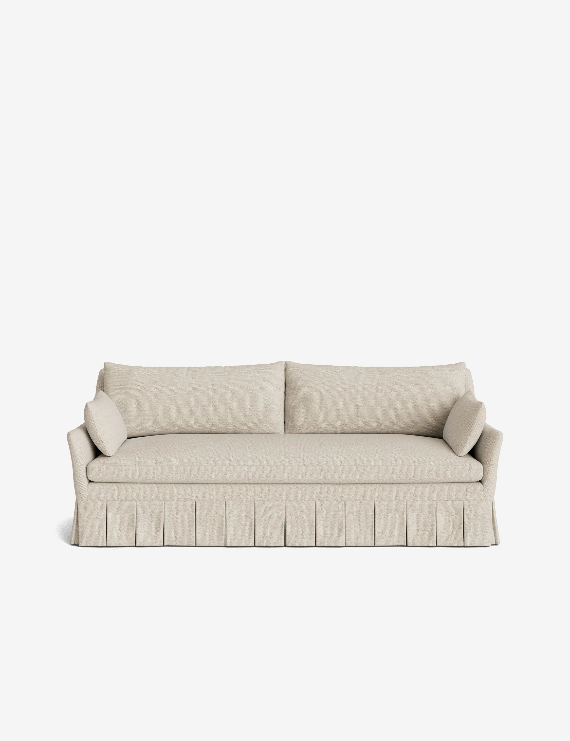 Portola Pleated Sofa Lulu and Georgia