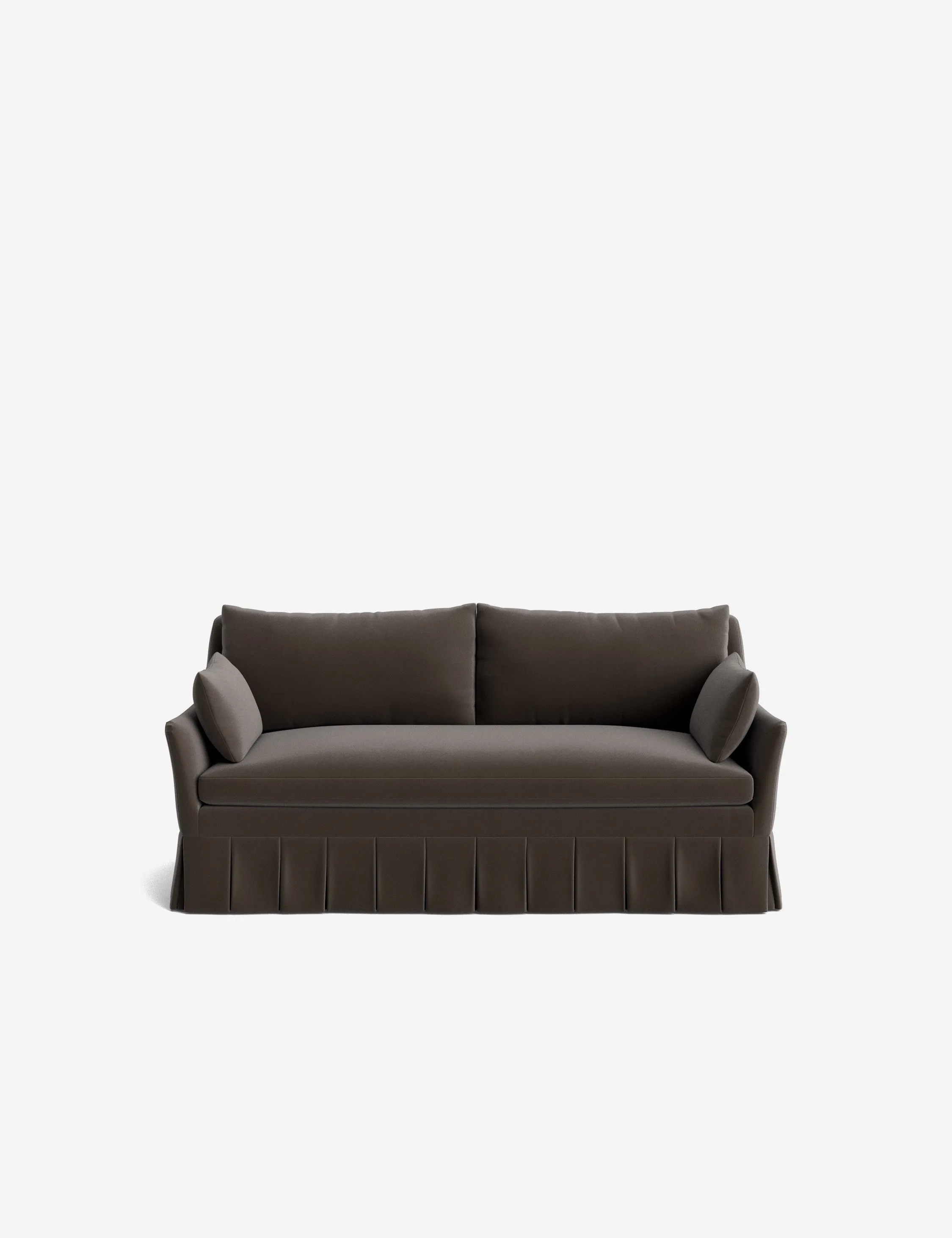 Portola Pleated Sofa Lulu and Georgia
