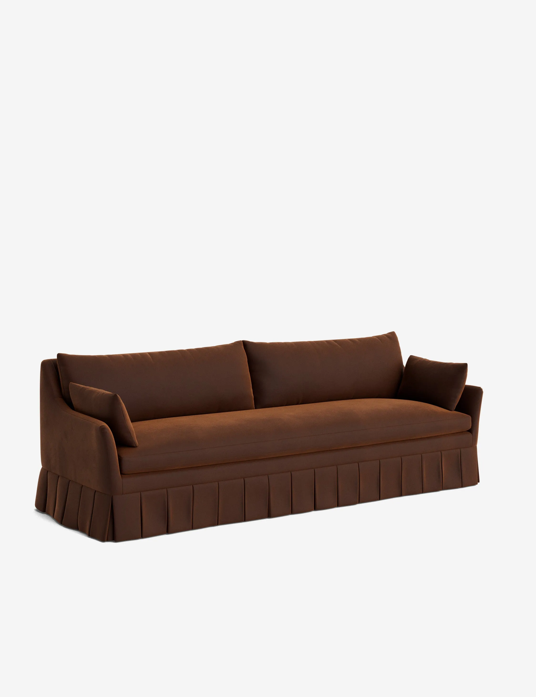 Portola Pleated Sofa Lulu and Georgia