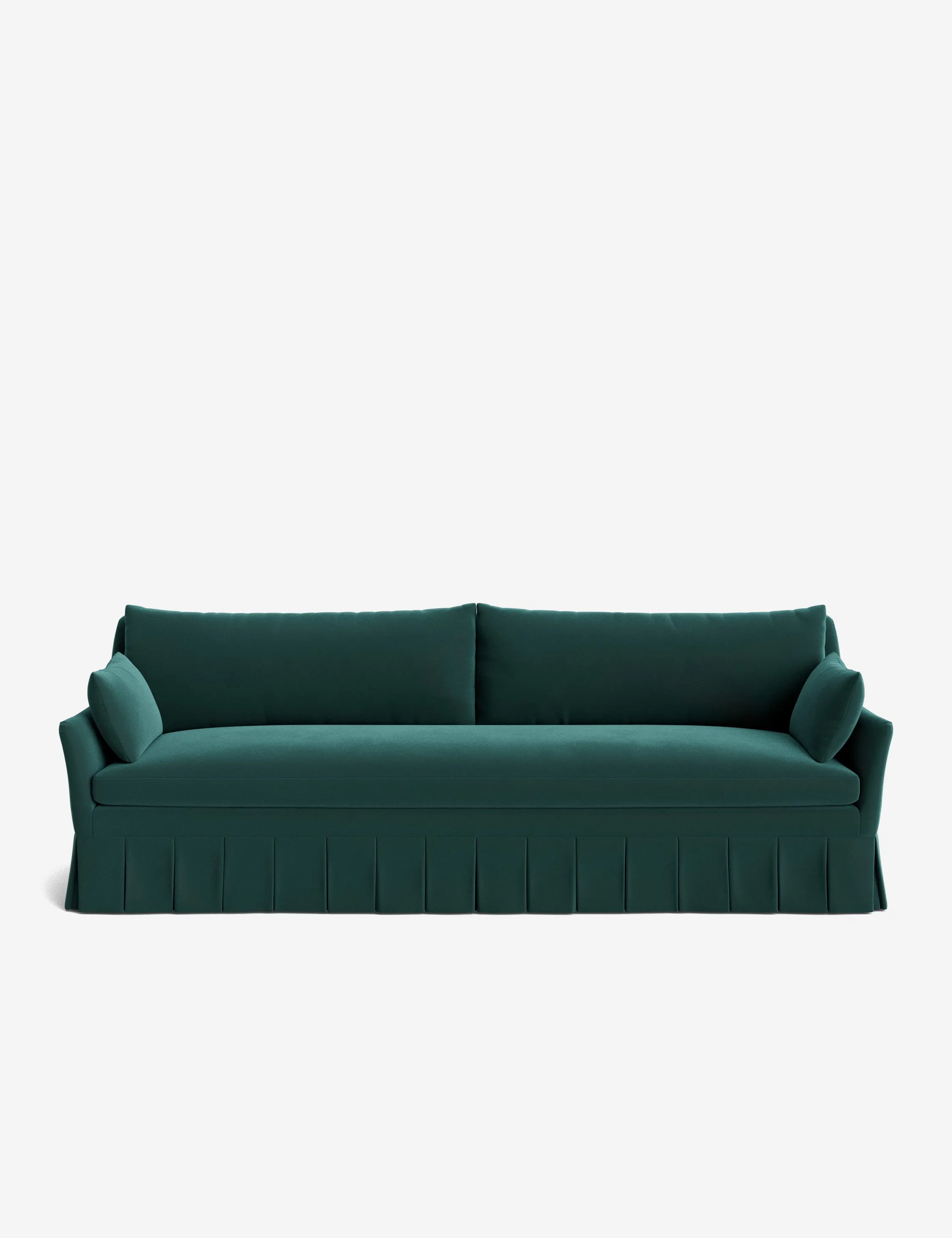 Portola Pleated Sofa Lulu and Georgia