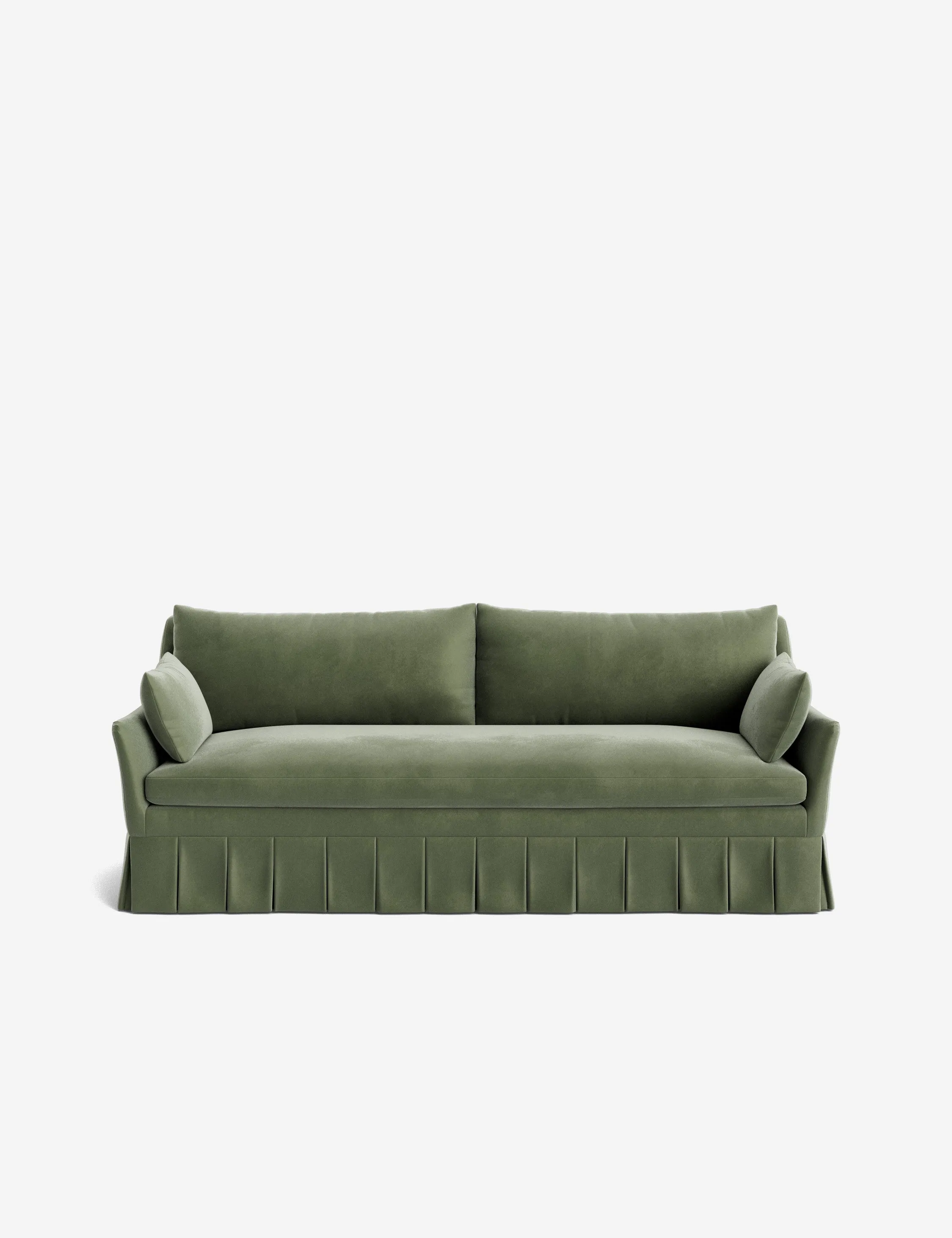 Portola Pleated Sofa Lulu and Georgia
