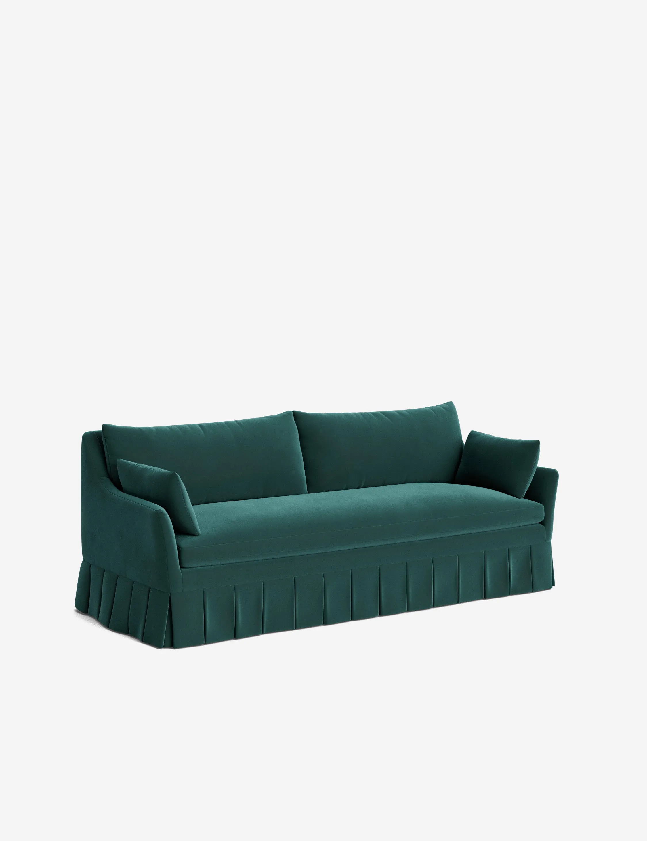 Portola Pleated Sofa Lulu and Georgia