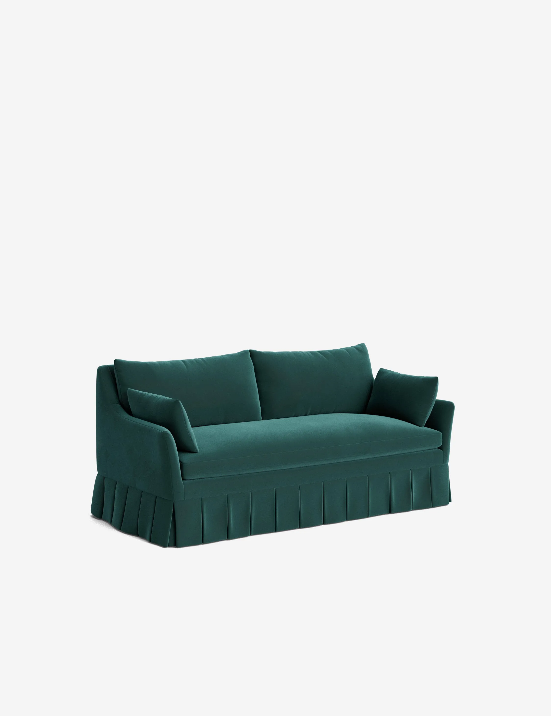 Portola Pleated Sofa Lulu and Georgia