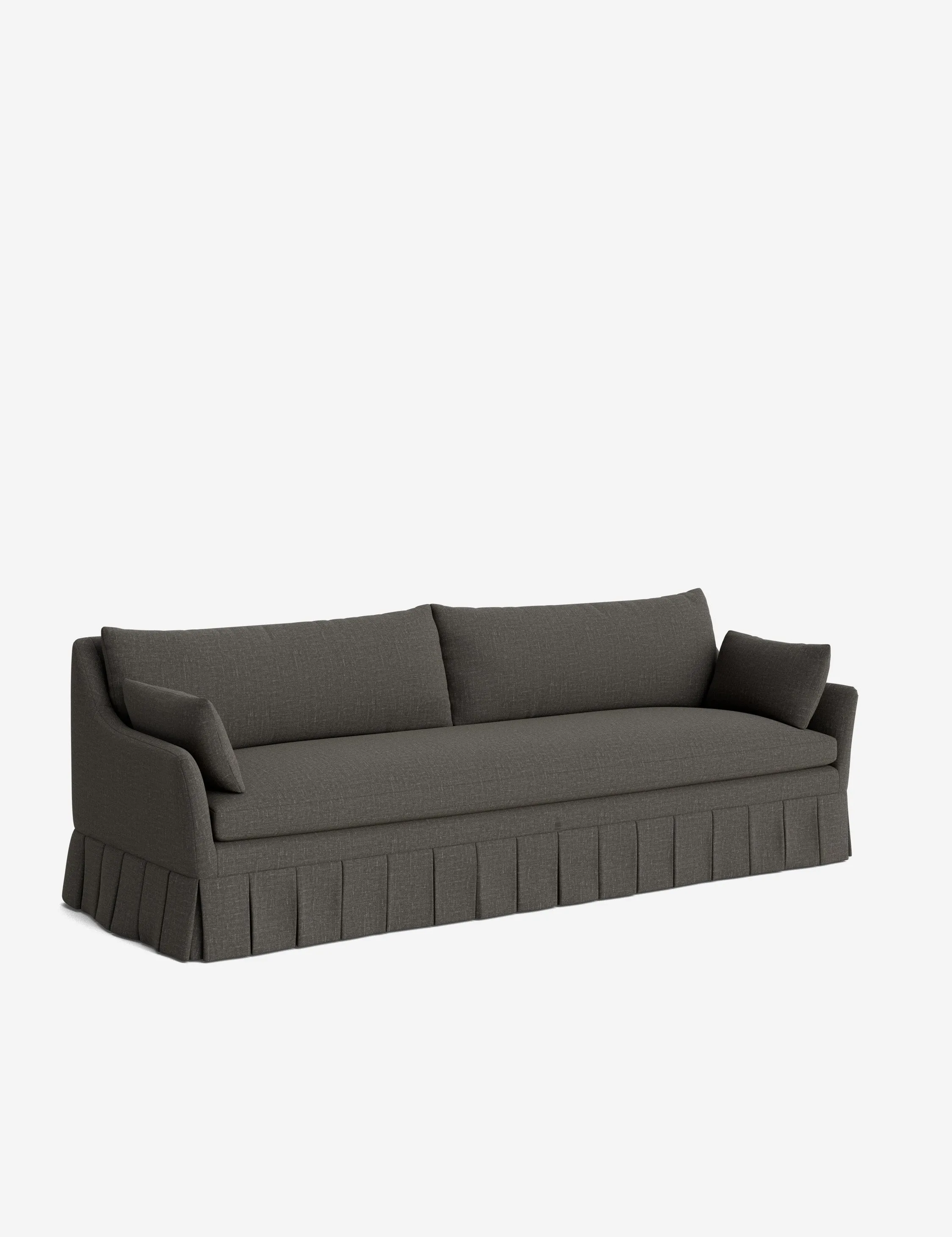 Portola Pleated Sofa Lulu and Georgia
