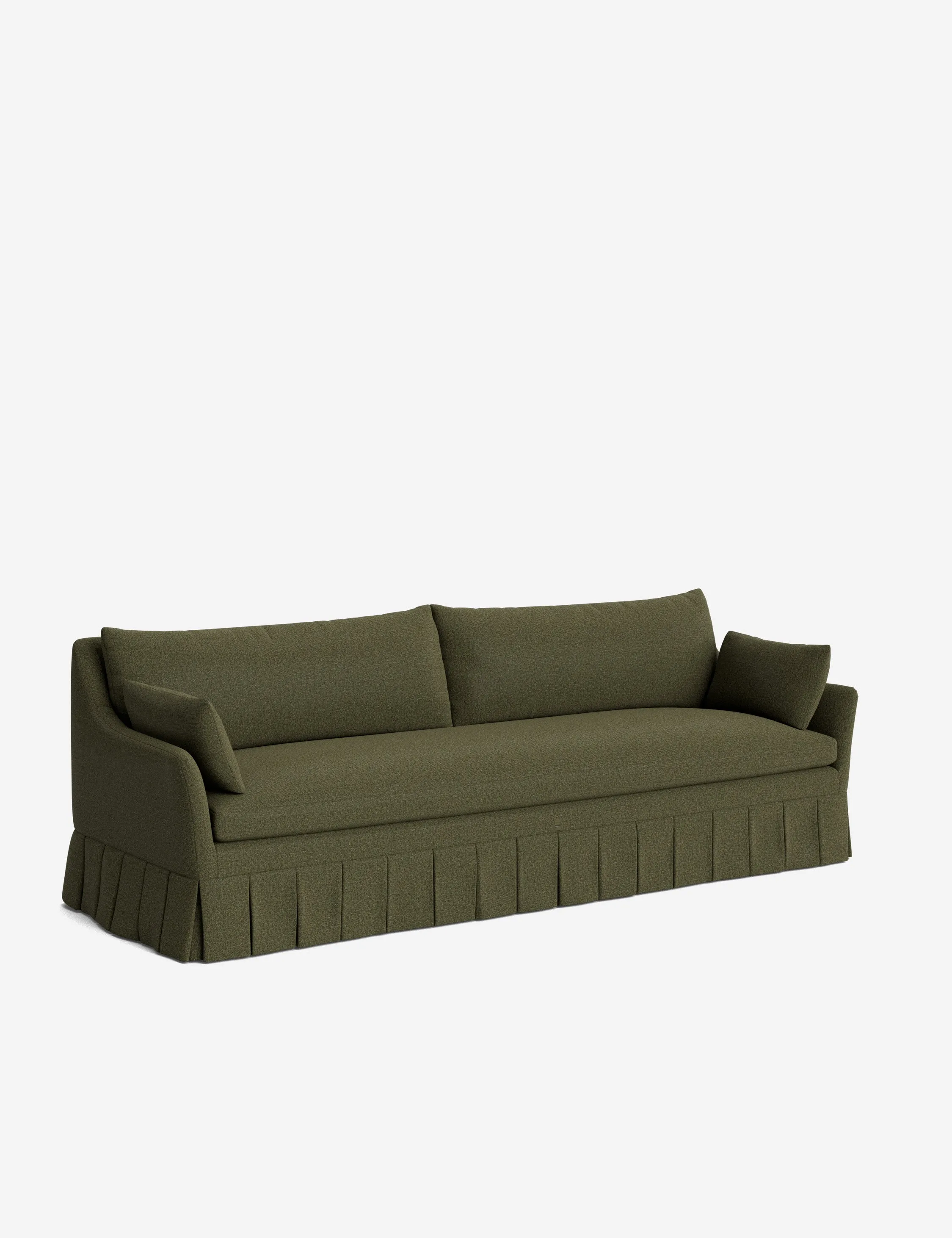 Portola Pleated Sofa Lulu and Georgia