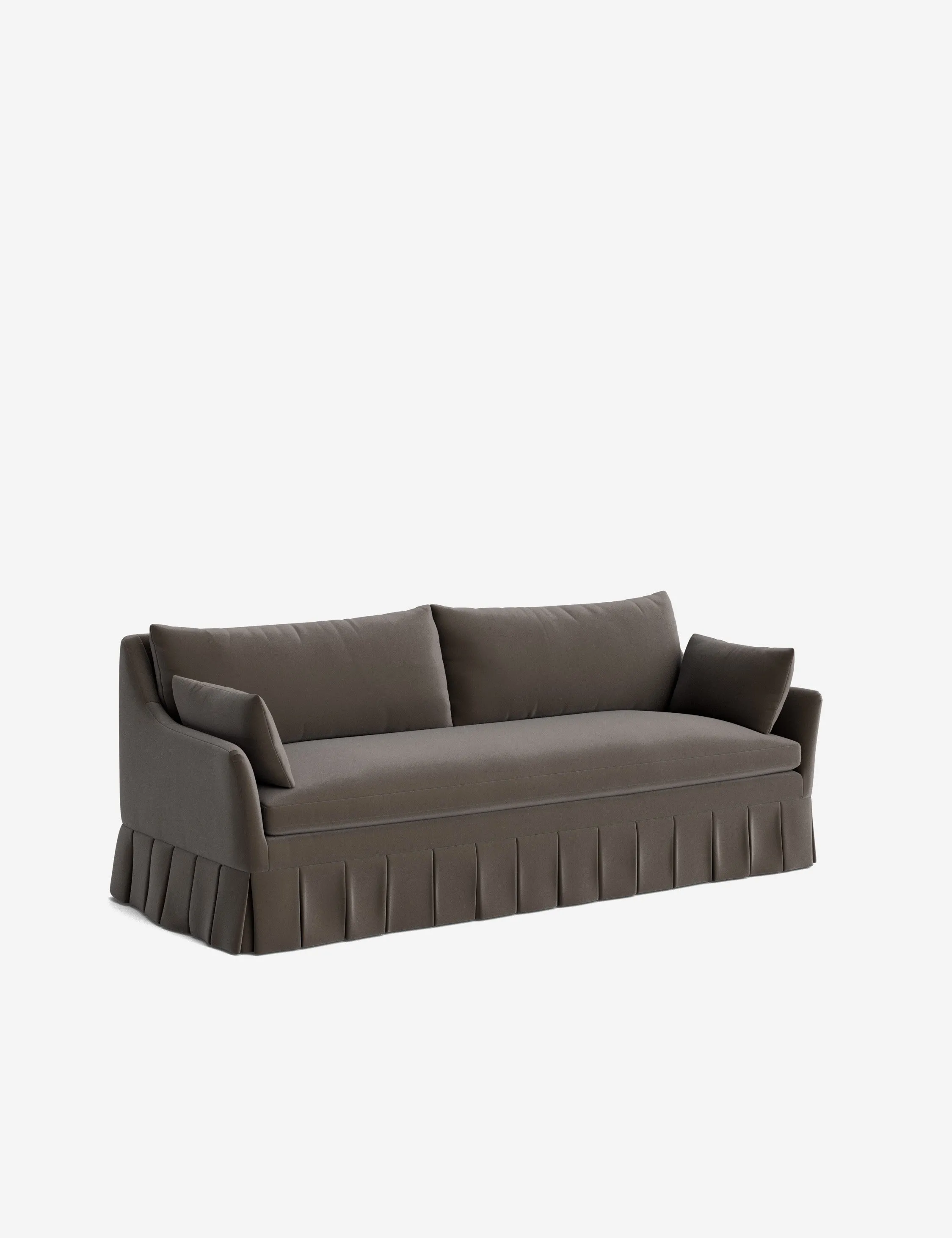 Portola Pleated Sofa Lulu and Georgia