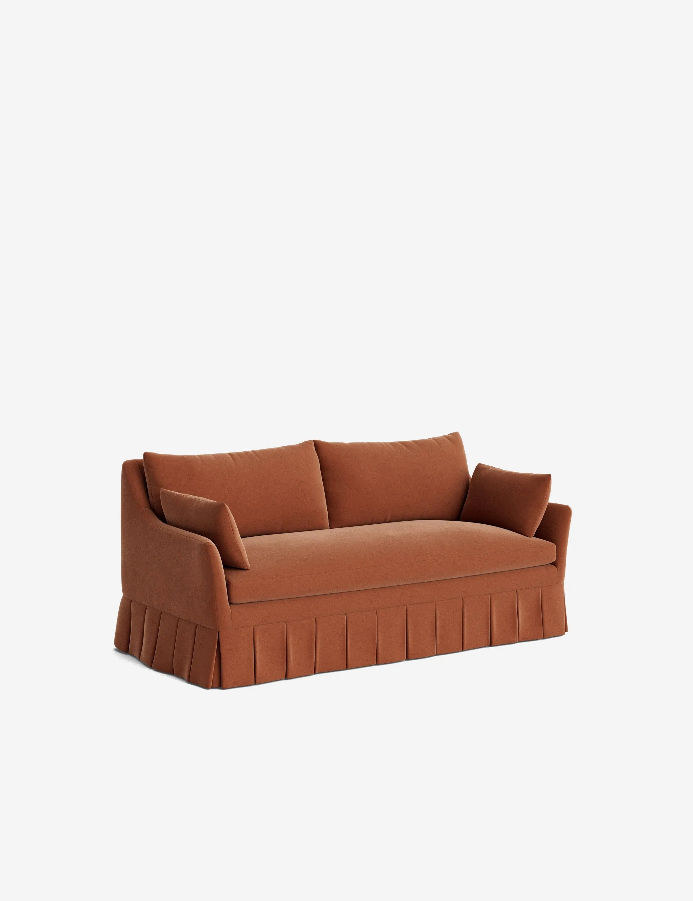Portola Pleated Sofa Lulu and Georgia