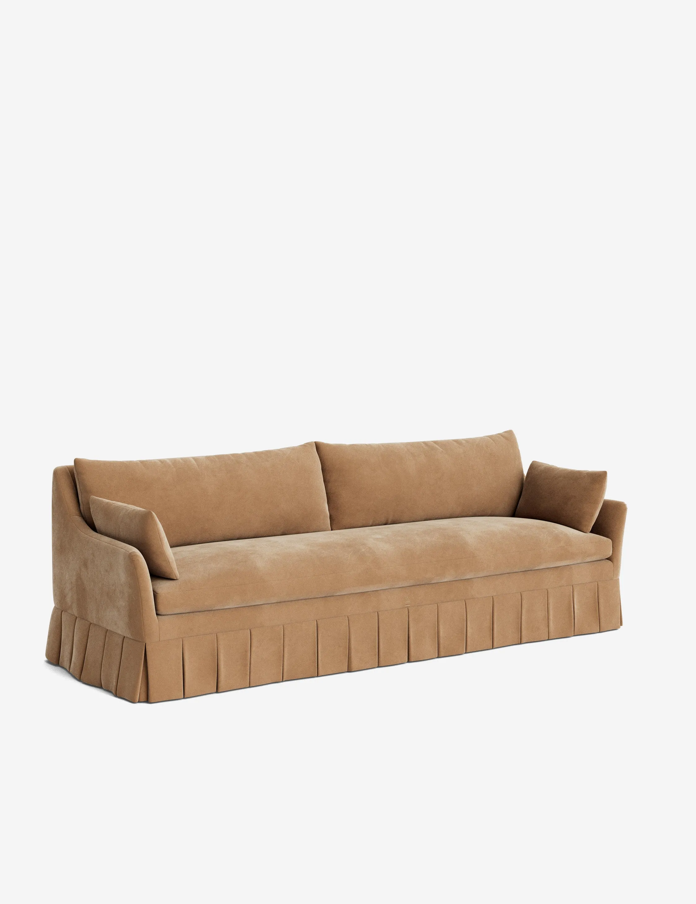 Portola Pleated Sofa Lulu and Georgia