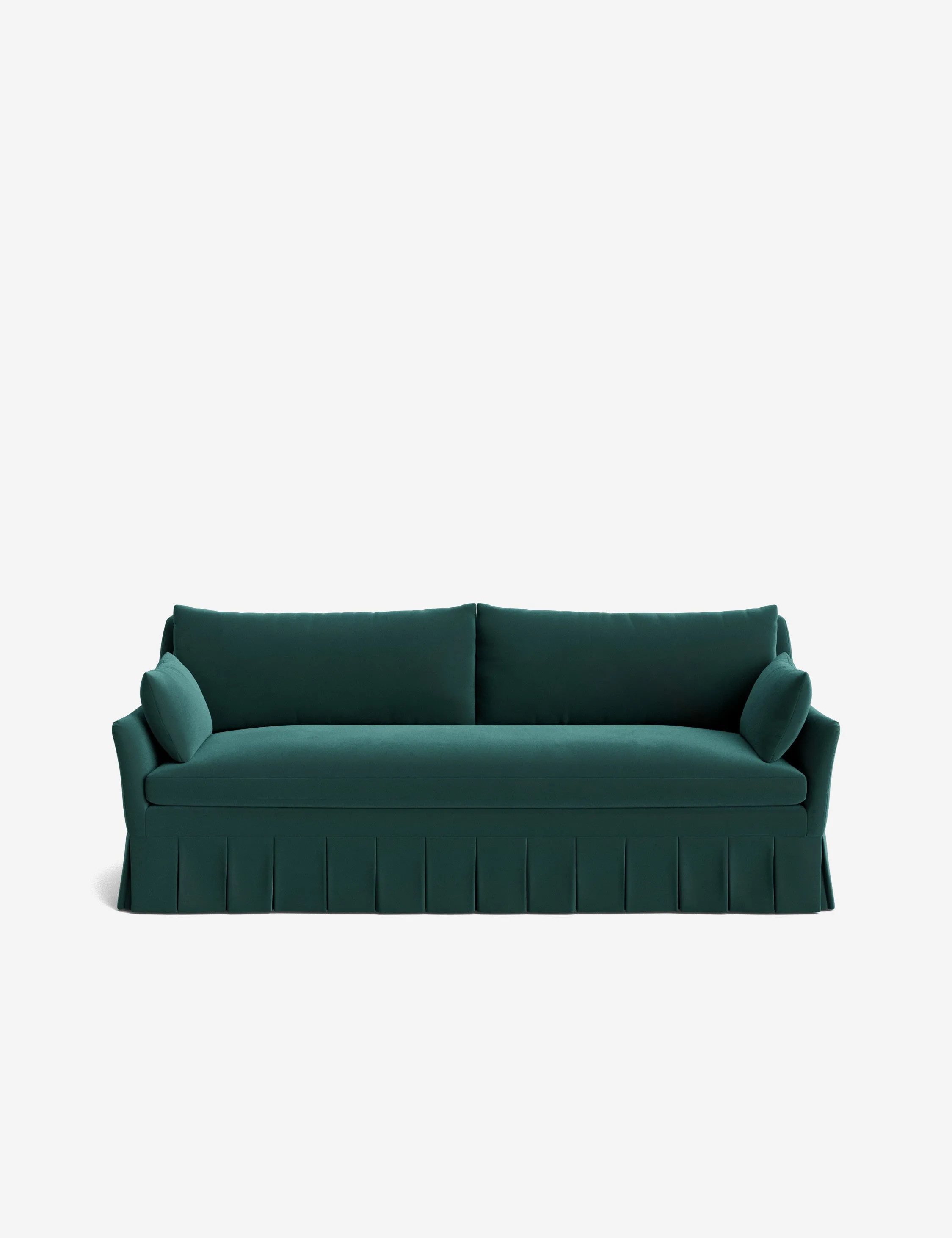 Portola Pleated Sofa Lulu and Georgia
