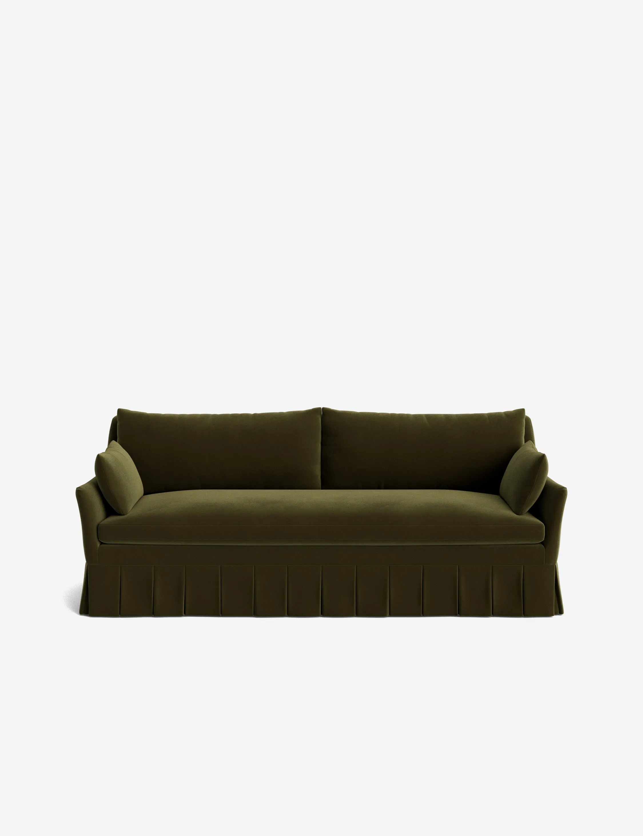 Portola Pleated Sofa Lulu and Georgia