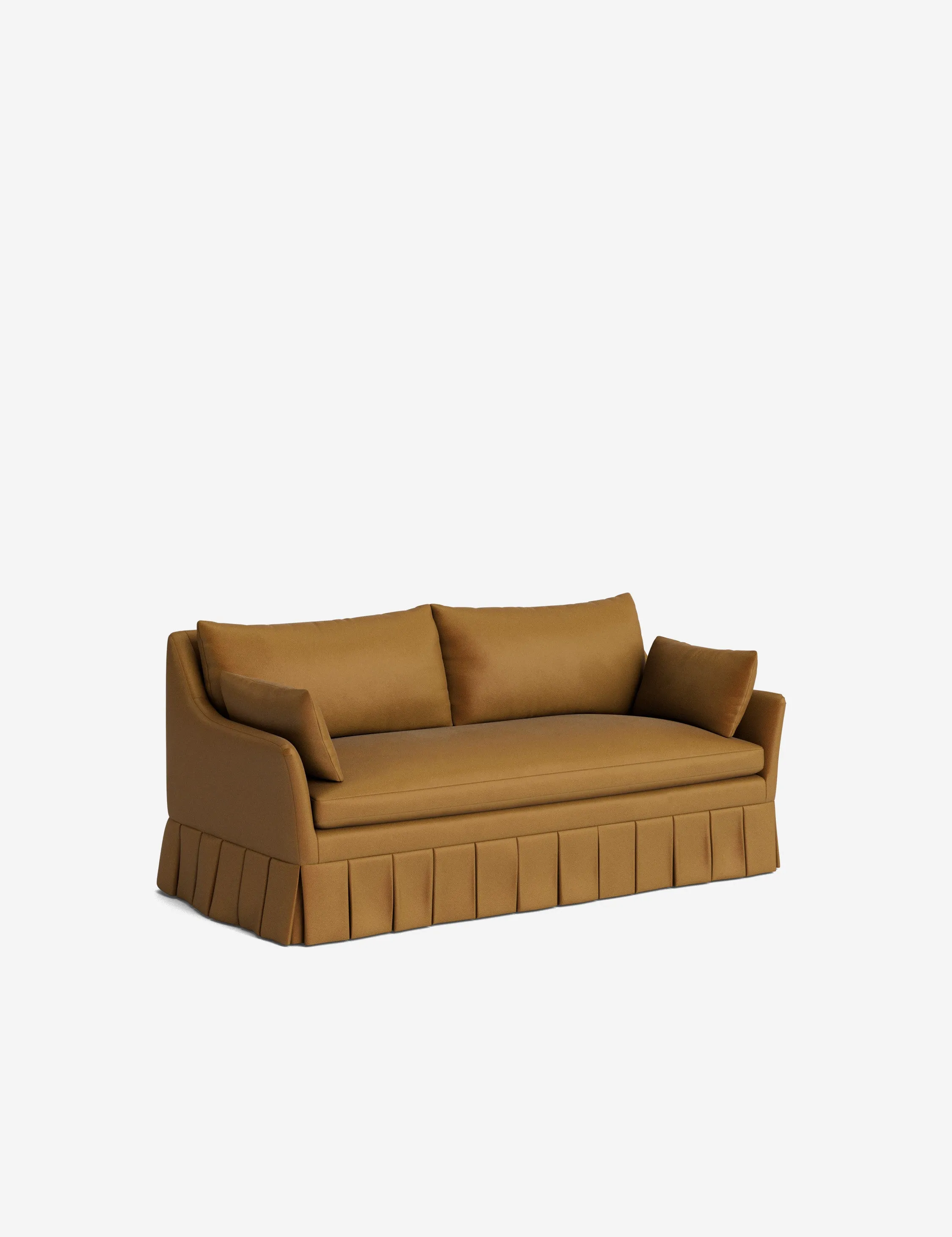 Portola Pleated Sofa Lulu and Georgia