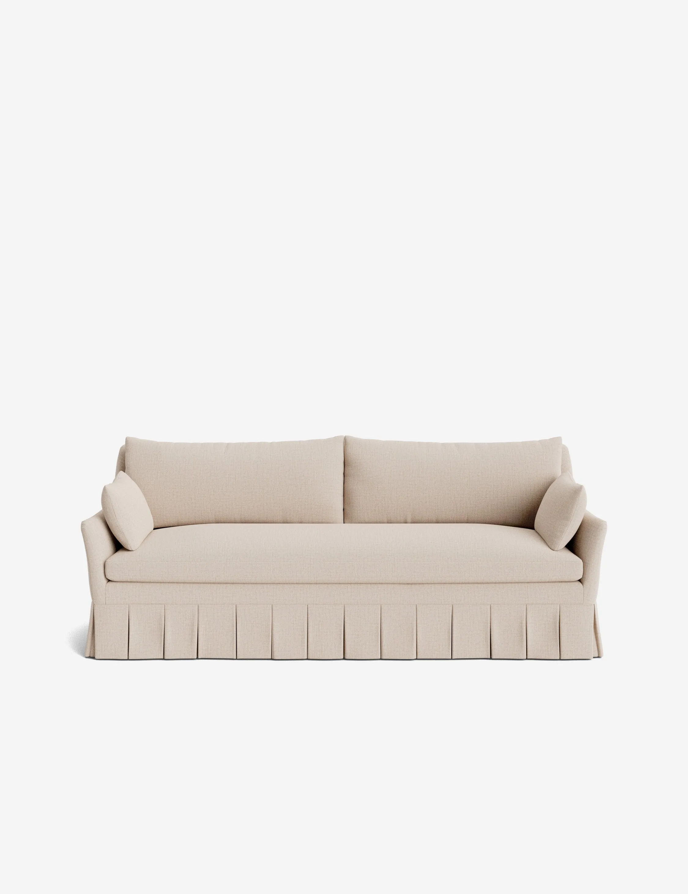 Portola Pleated Sofa Lulu and Georgia