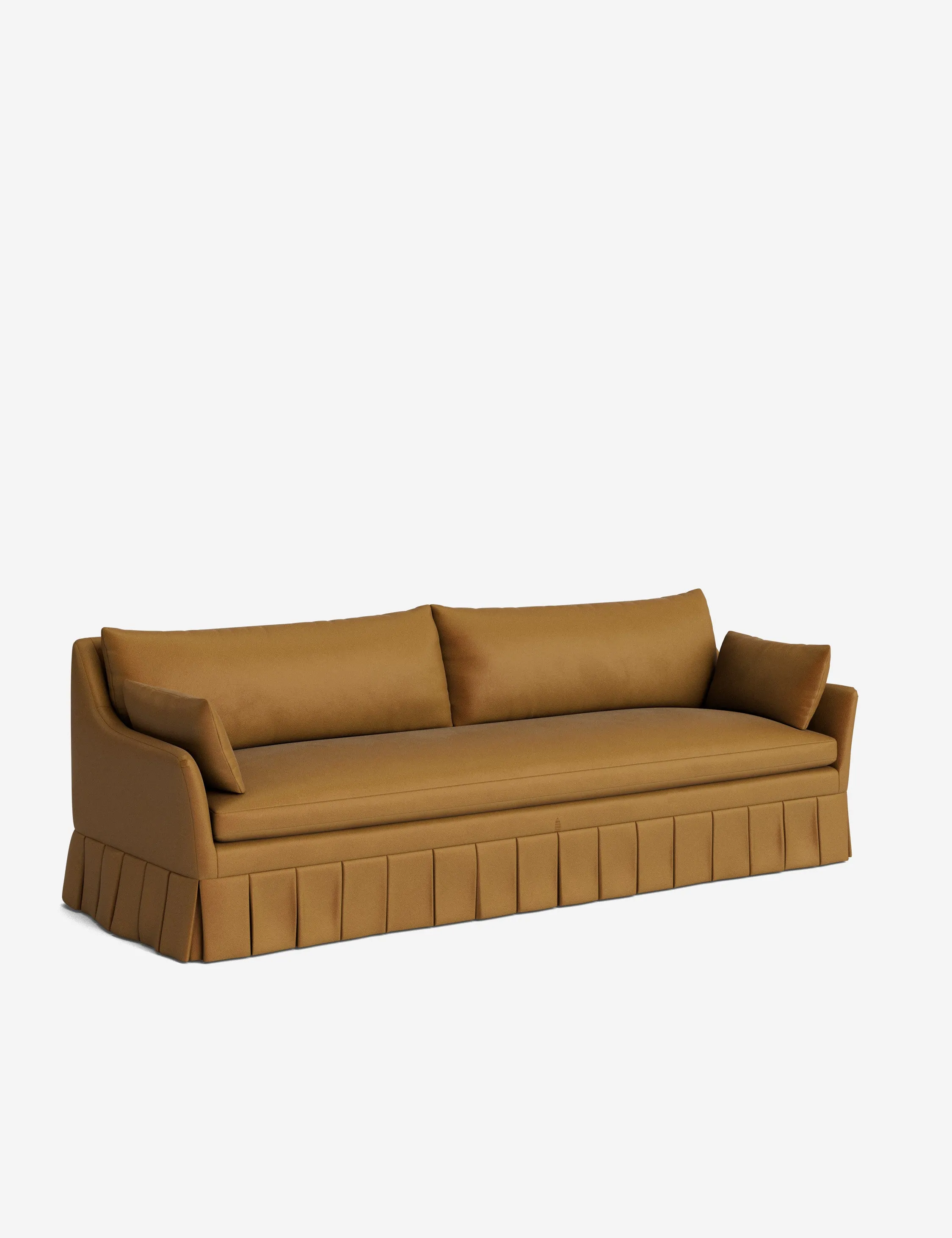 Portola Pleated Sofa Lulu and Georgia