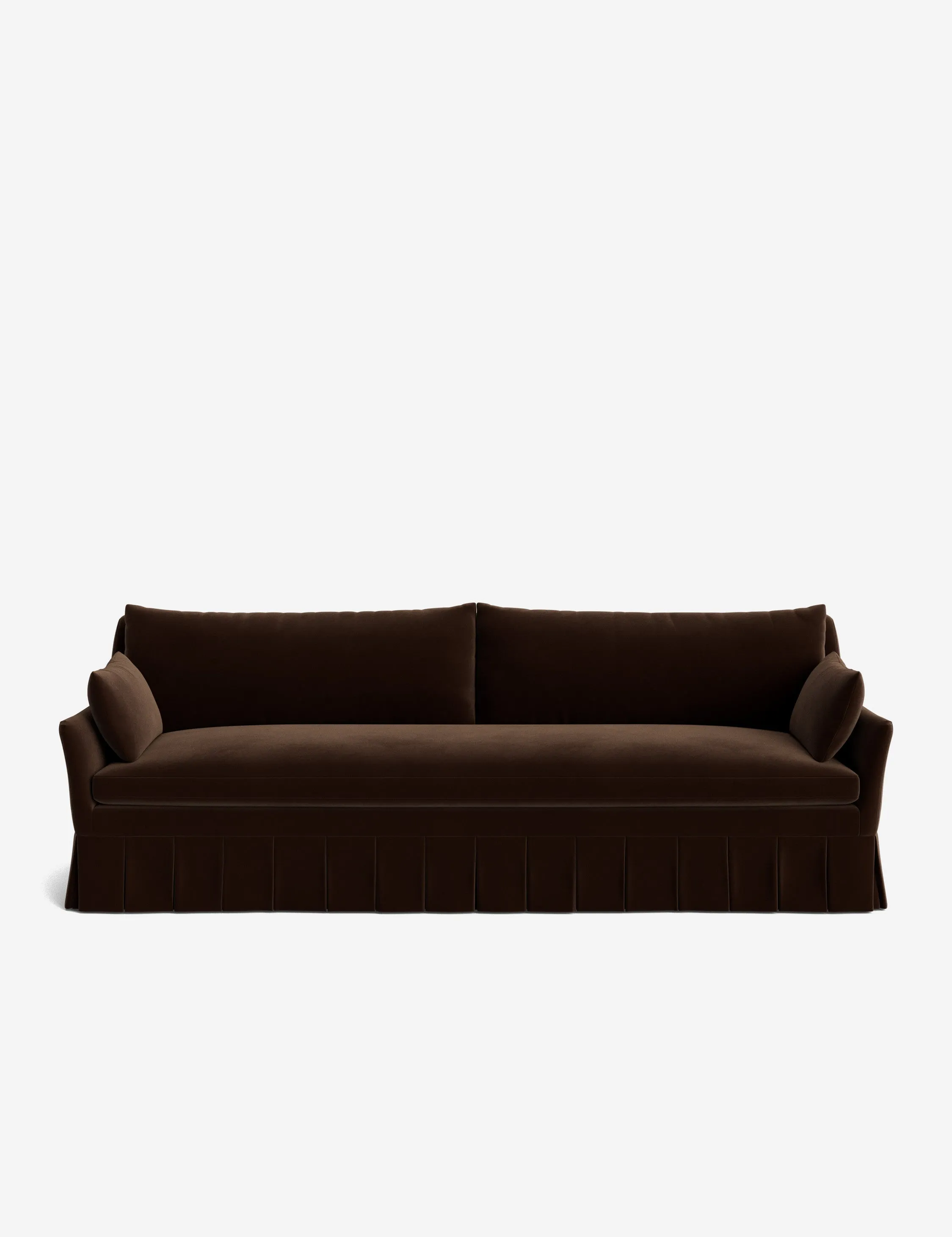 Portola Pleated Sofa Lulu and Georgia