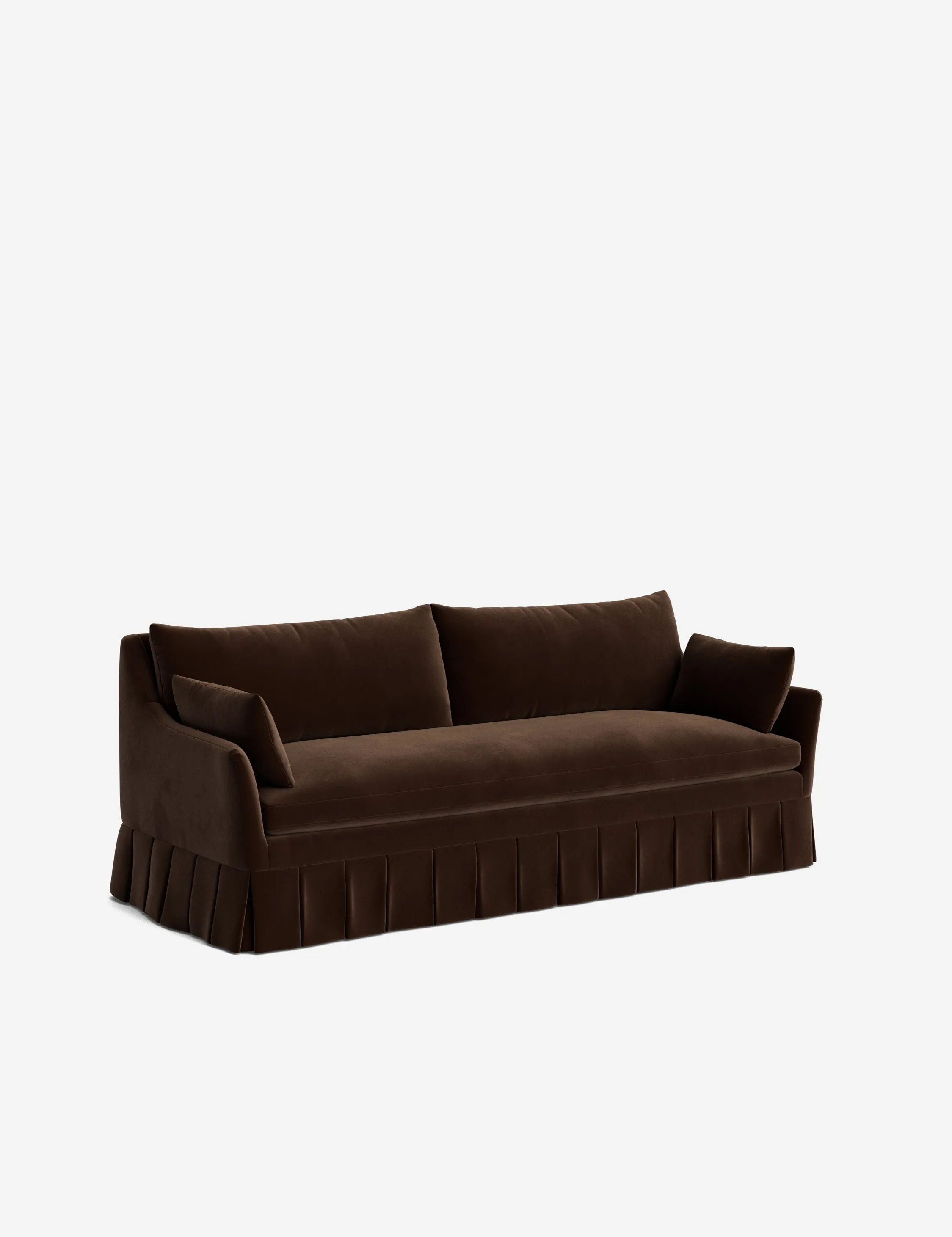 Portola Pleated Sofa Lulu and Georgia