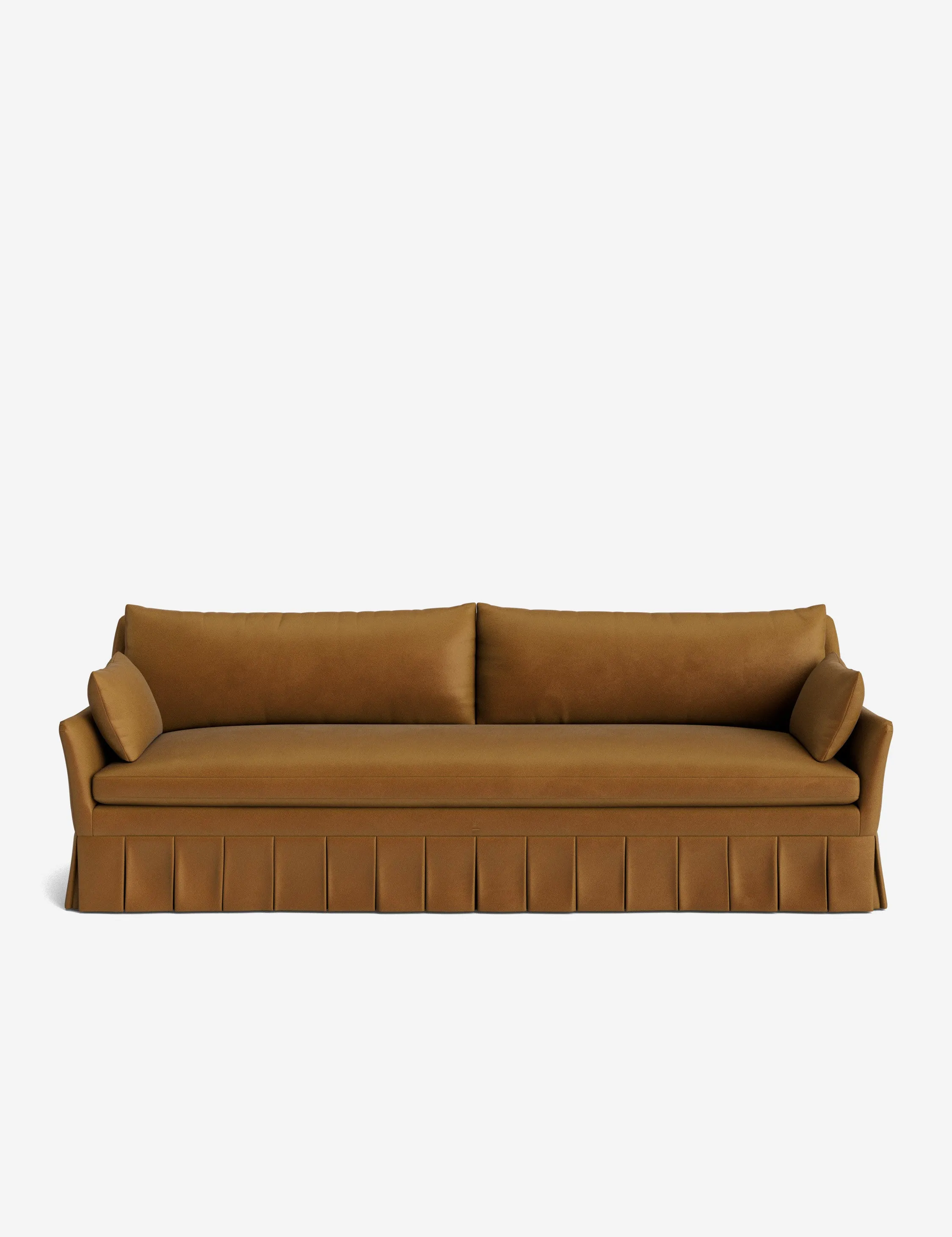 Portola Pleated Sofa Lulu and Georgia