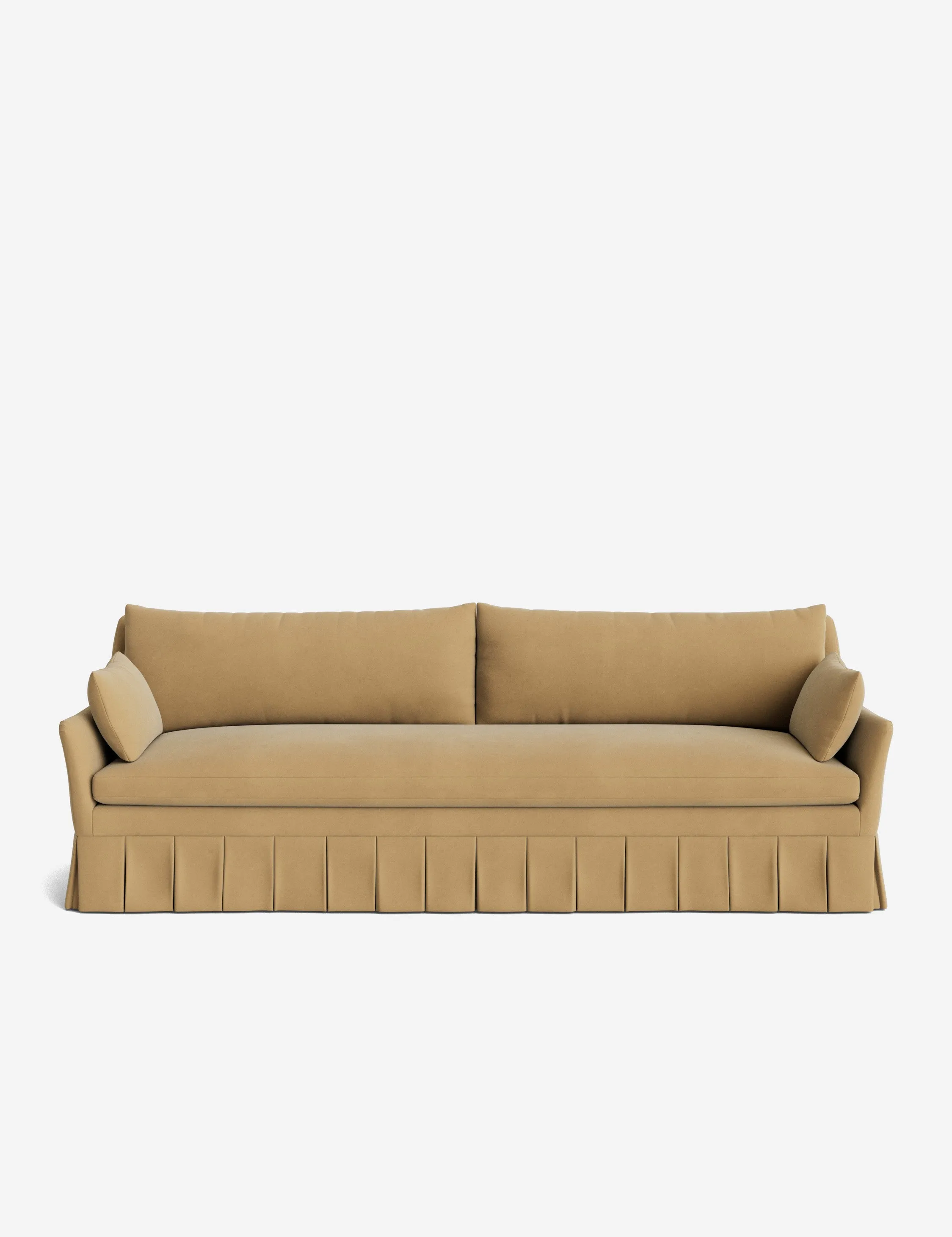 Portola Pleated Sofa Lulu and Georgia
