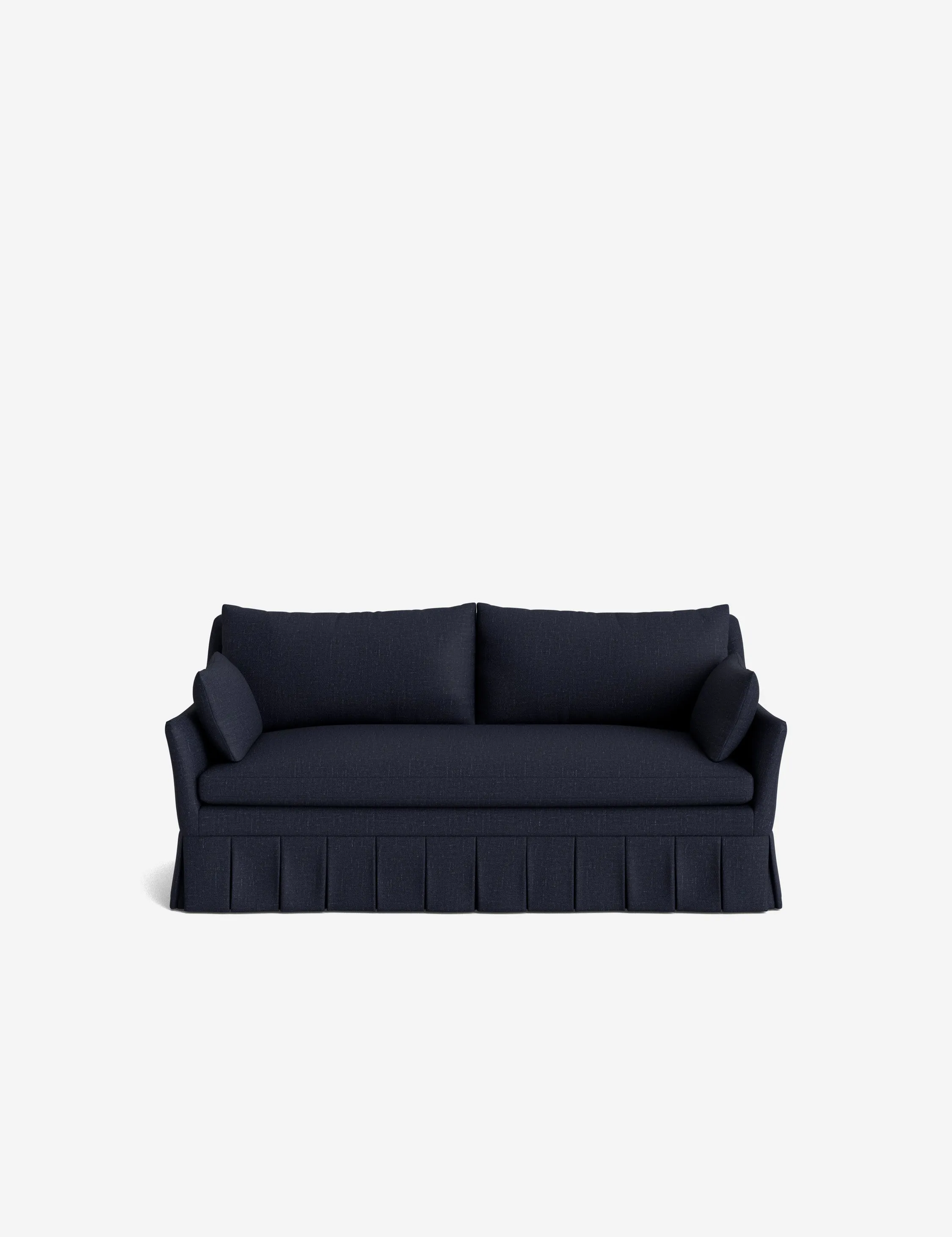 Portola Pleated Sofa Lulu and Georgia