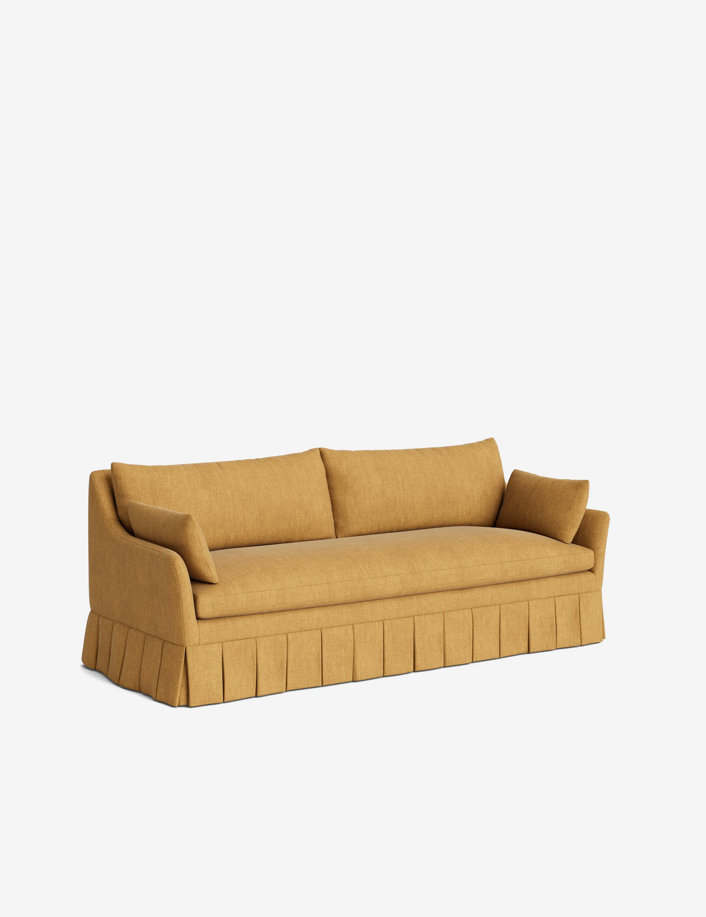 Portola Pleated Sofa Lulu and Georgia